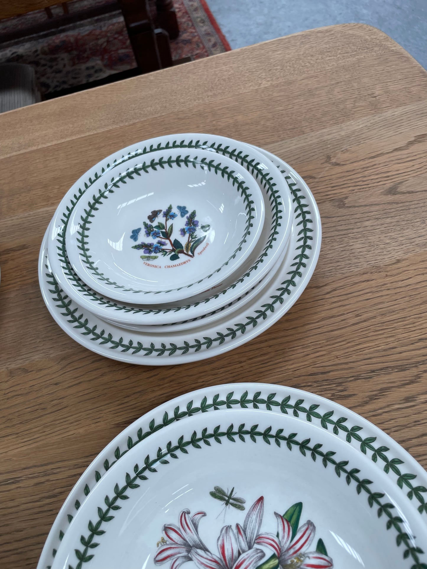 16 Piece Portmeirion "Botanic Garden" Dinner Set