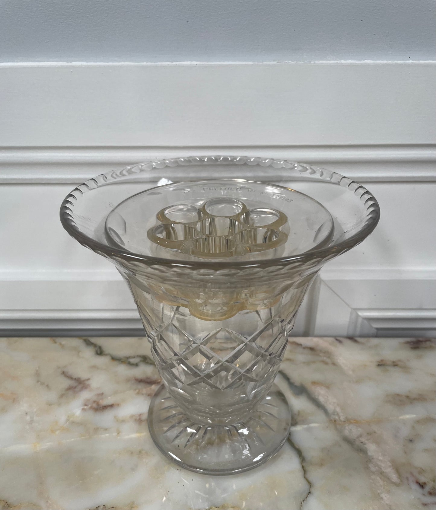 Beautiful Hand Cut Crystal Vase