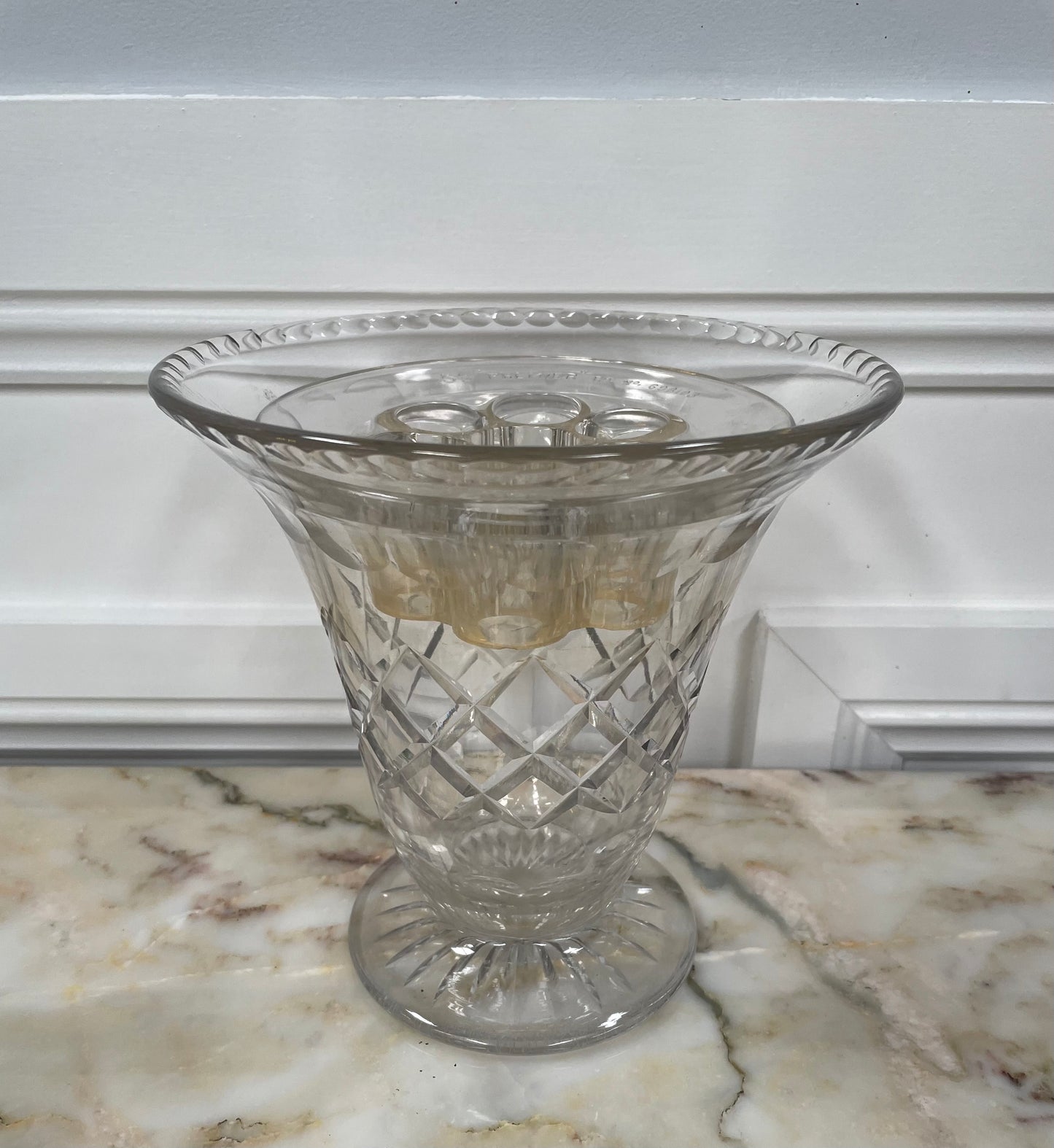 Beautiful Hand Cut Crystal Vase