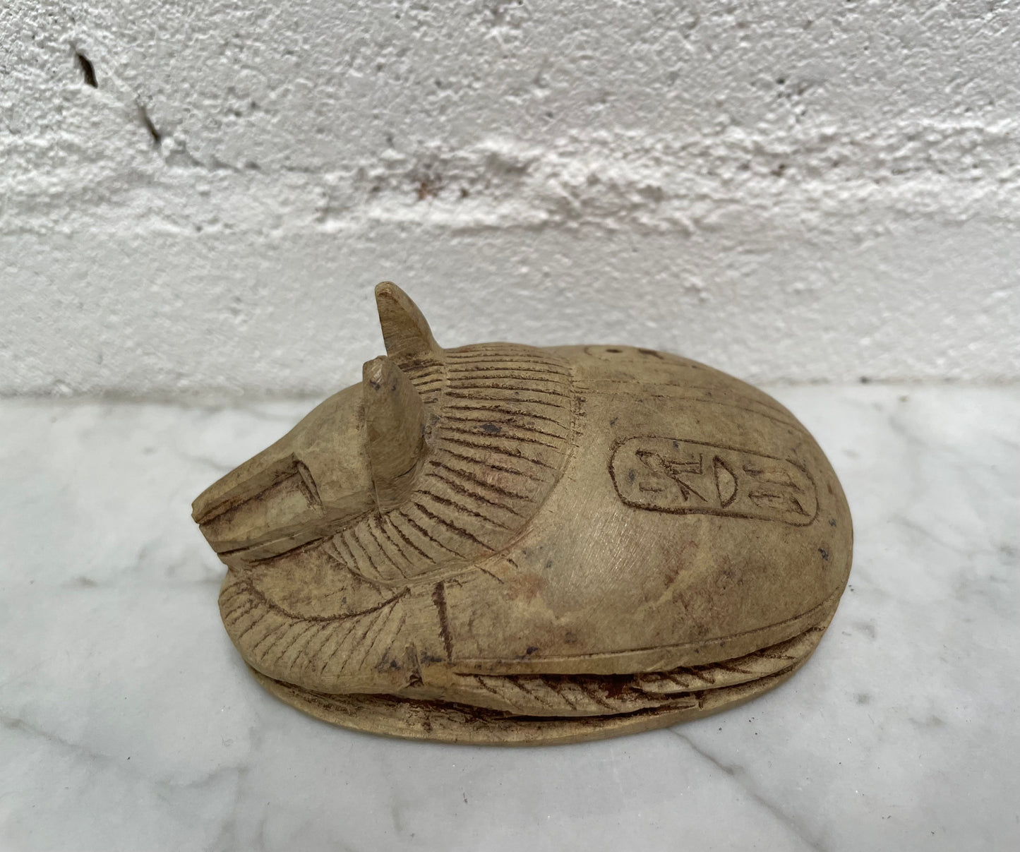 Hand Carved Stone Scarab