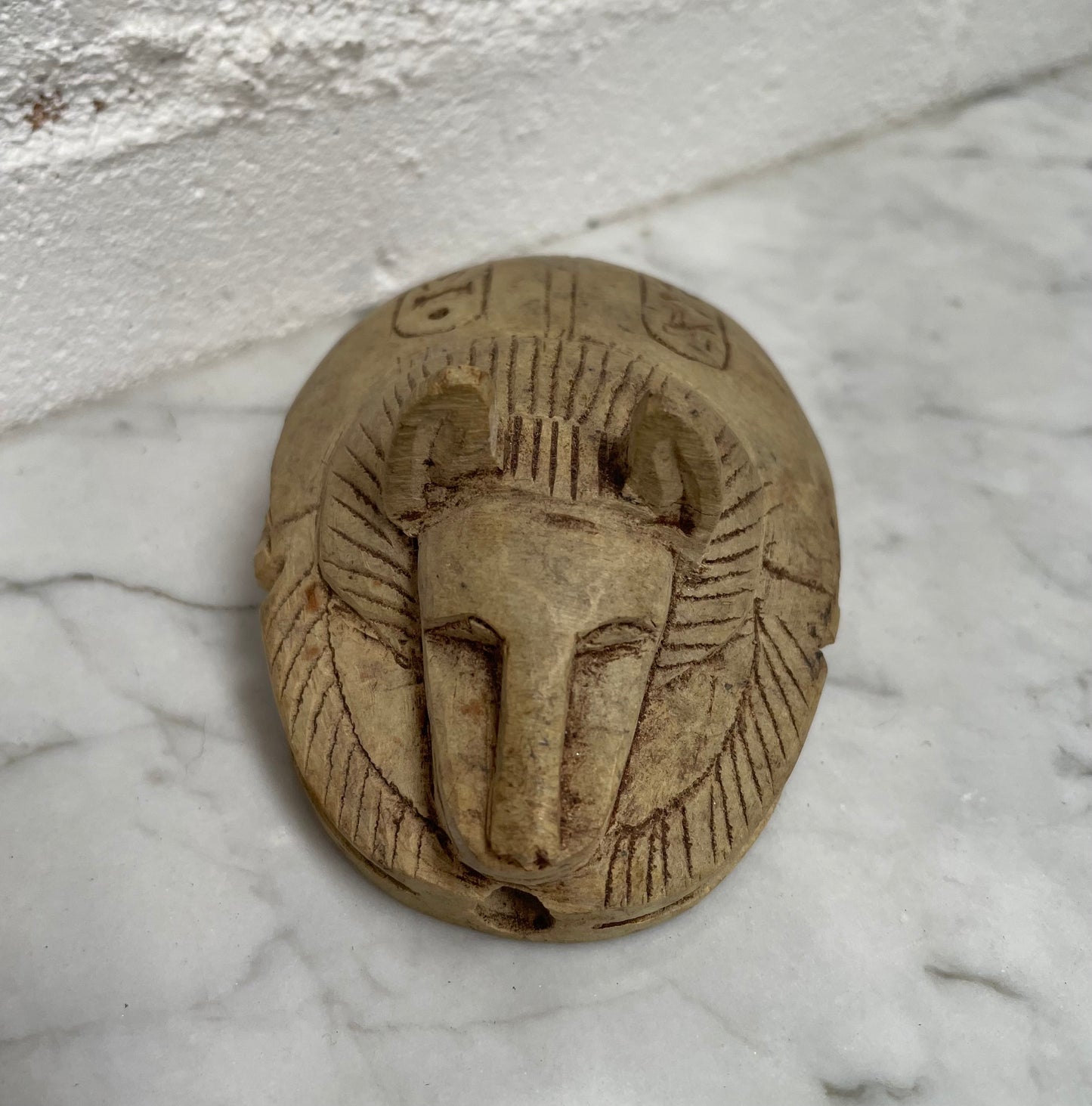 Hand Carved Stone Scarab
