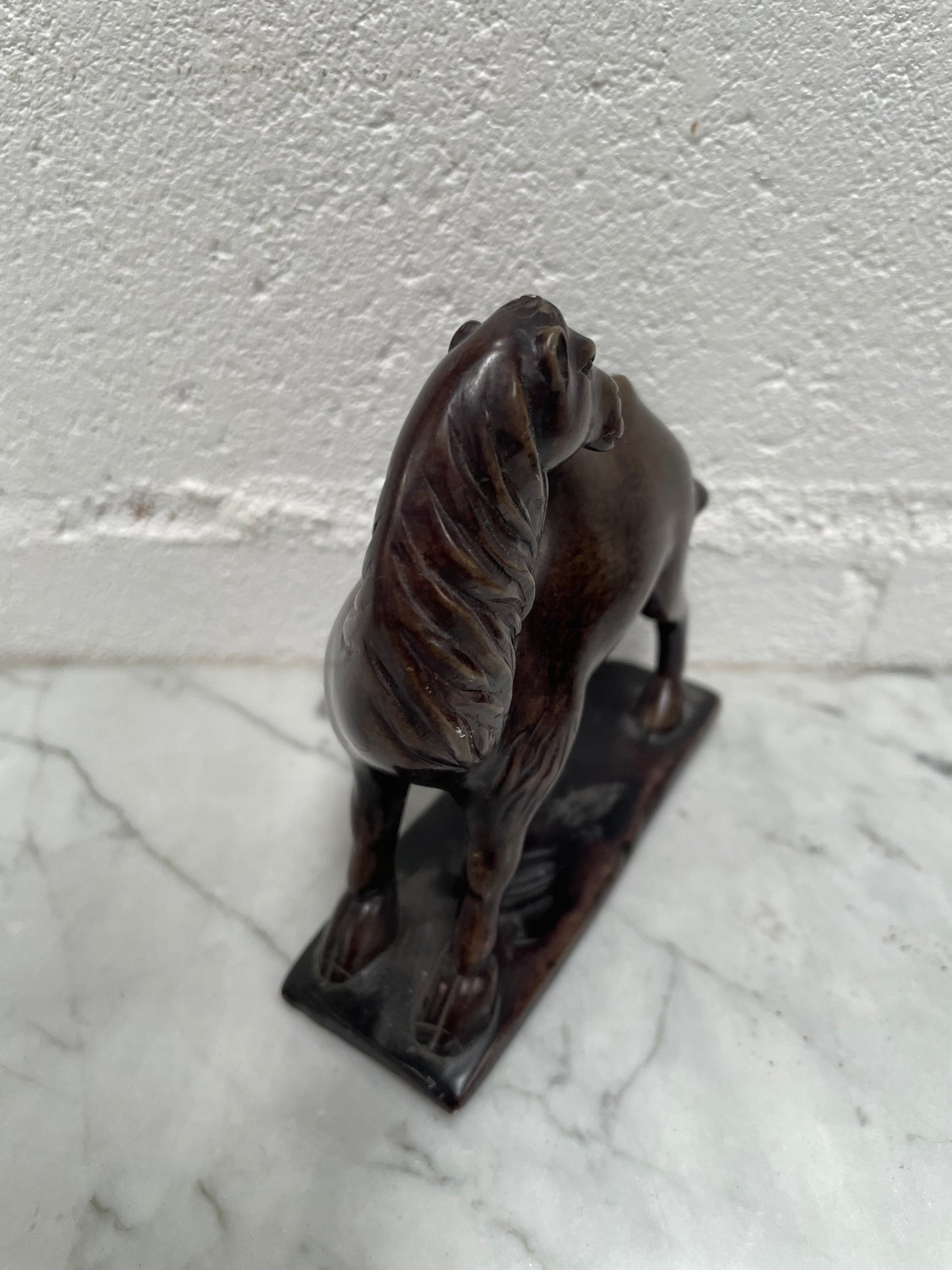 Vintage Stone Carving of a Camel