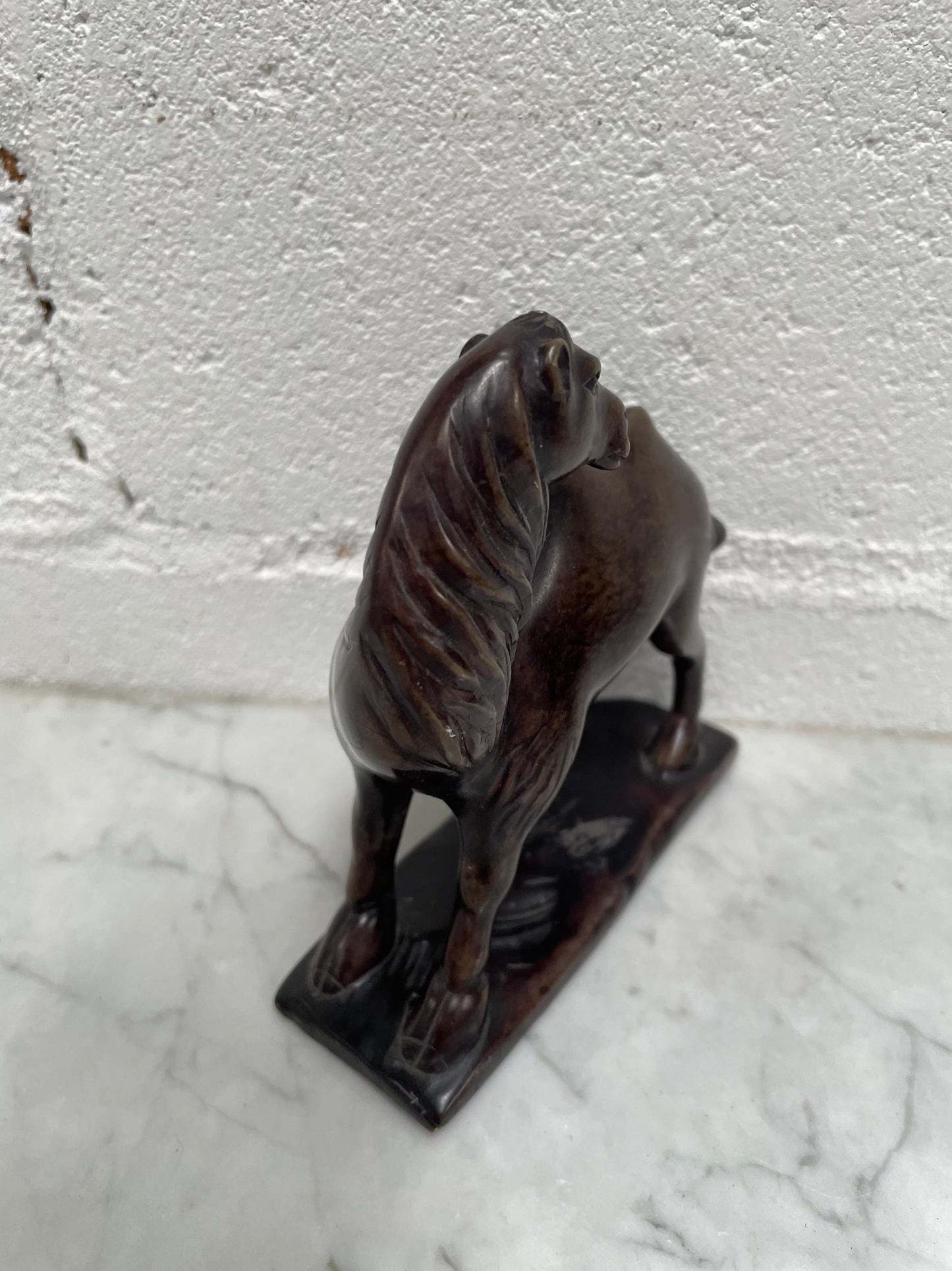 Vintage Stone Carving of a Camel