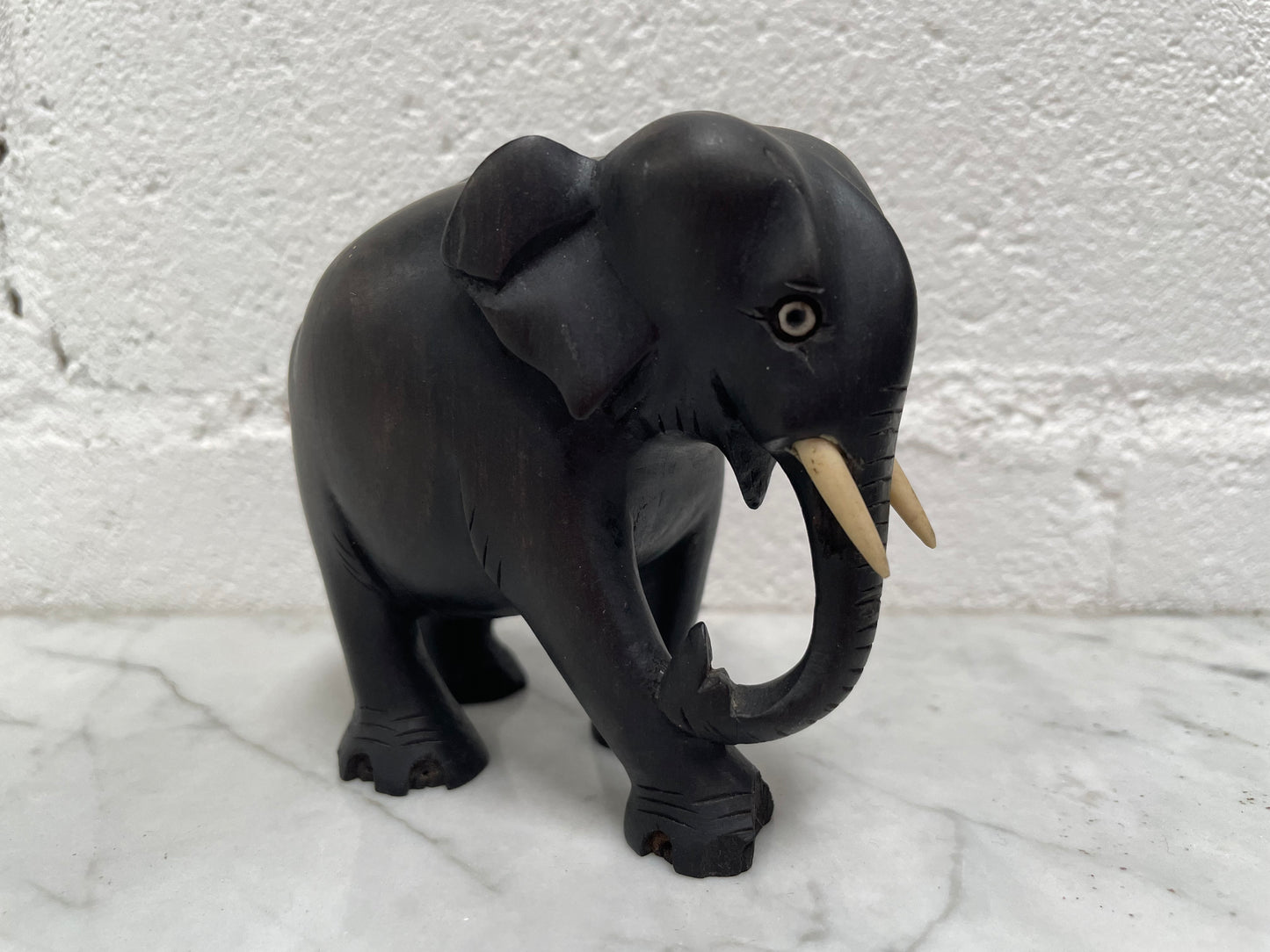 Lovely Vintage Ebony Elephant