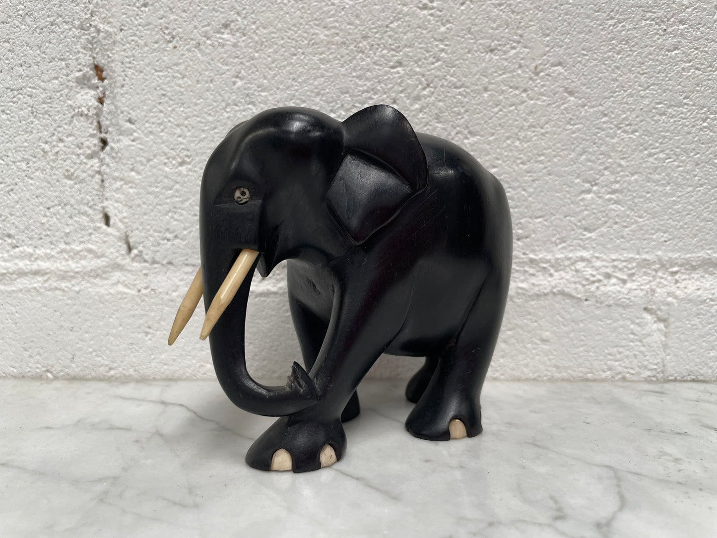 Lovely Vintage Ebony Elephant