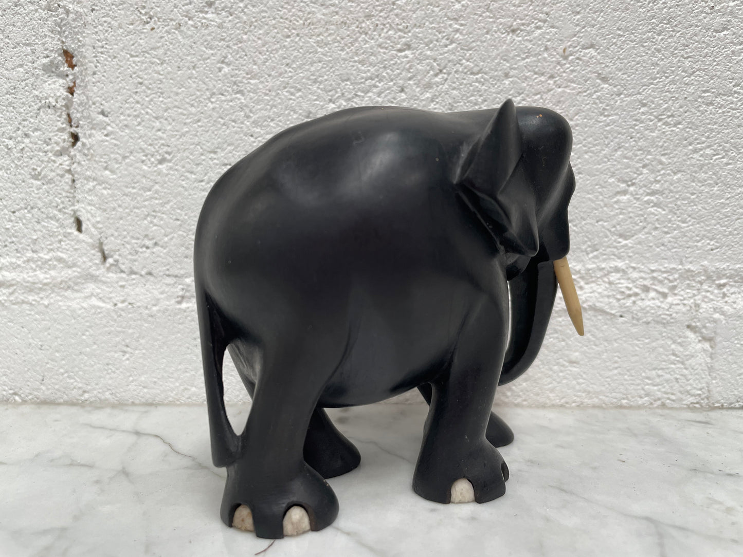 Lovely Vintage Ebony Elephant