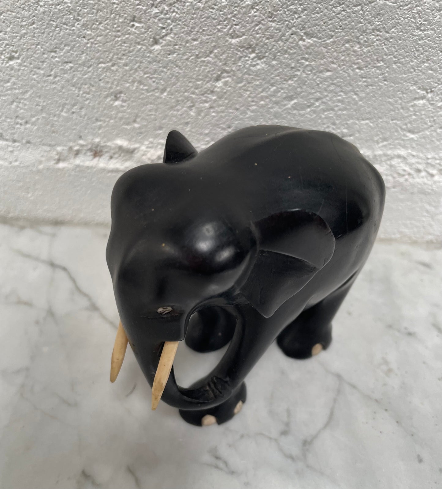 Lovely Vintage Ebony Elephant