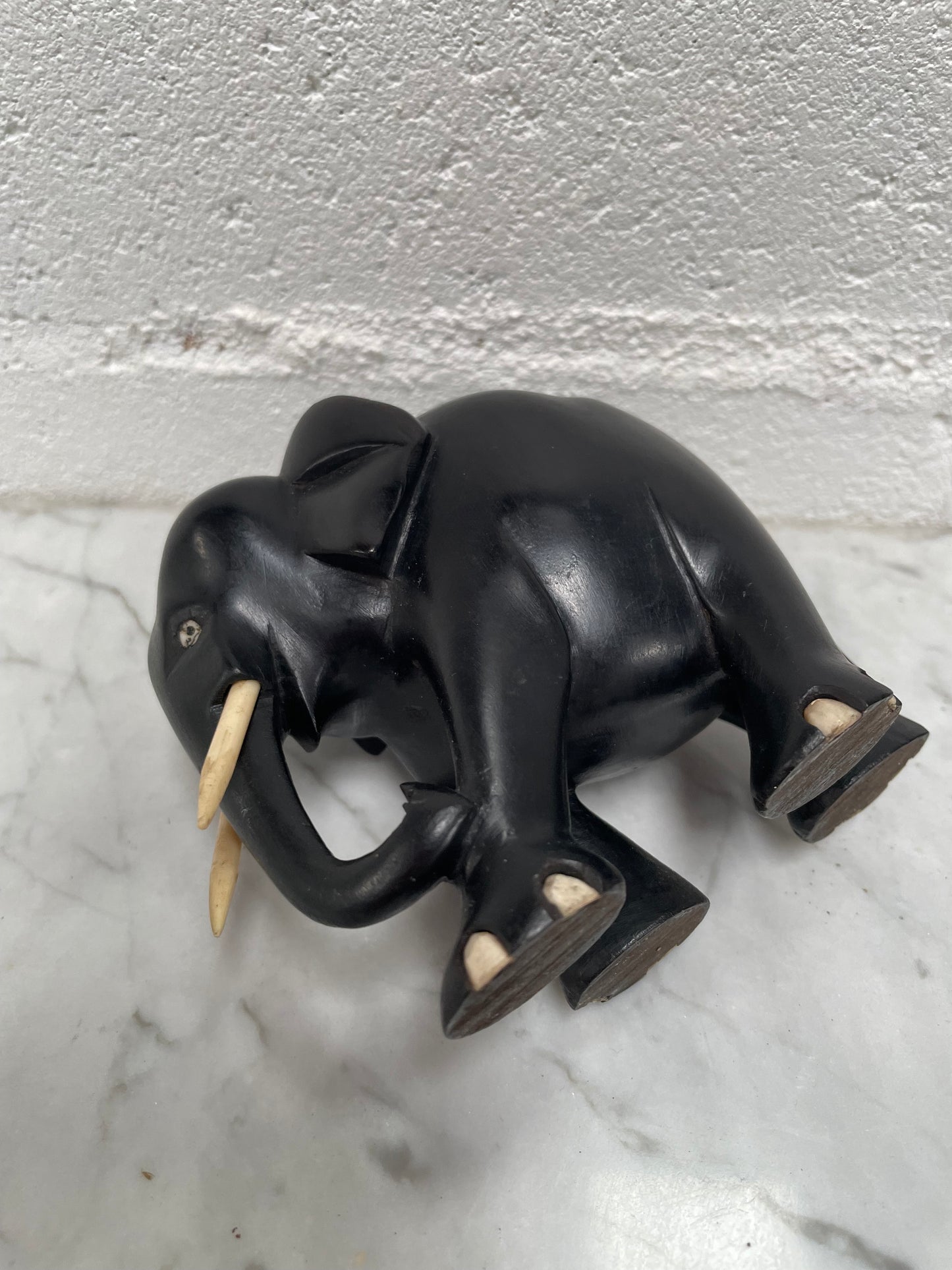 Lovely Vintage Ebony Elephant