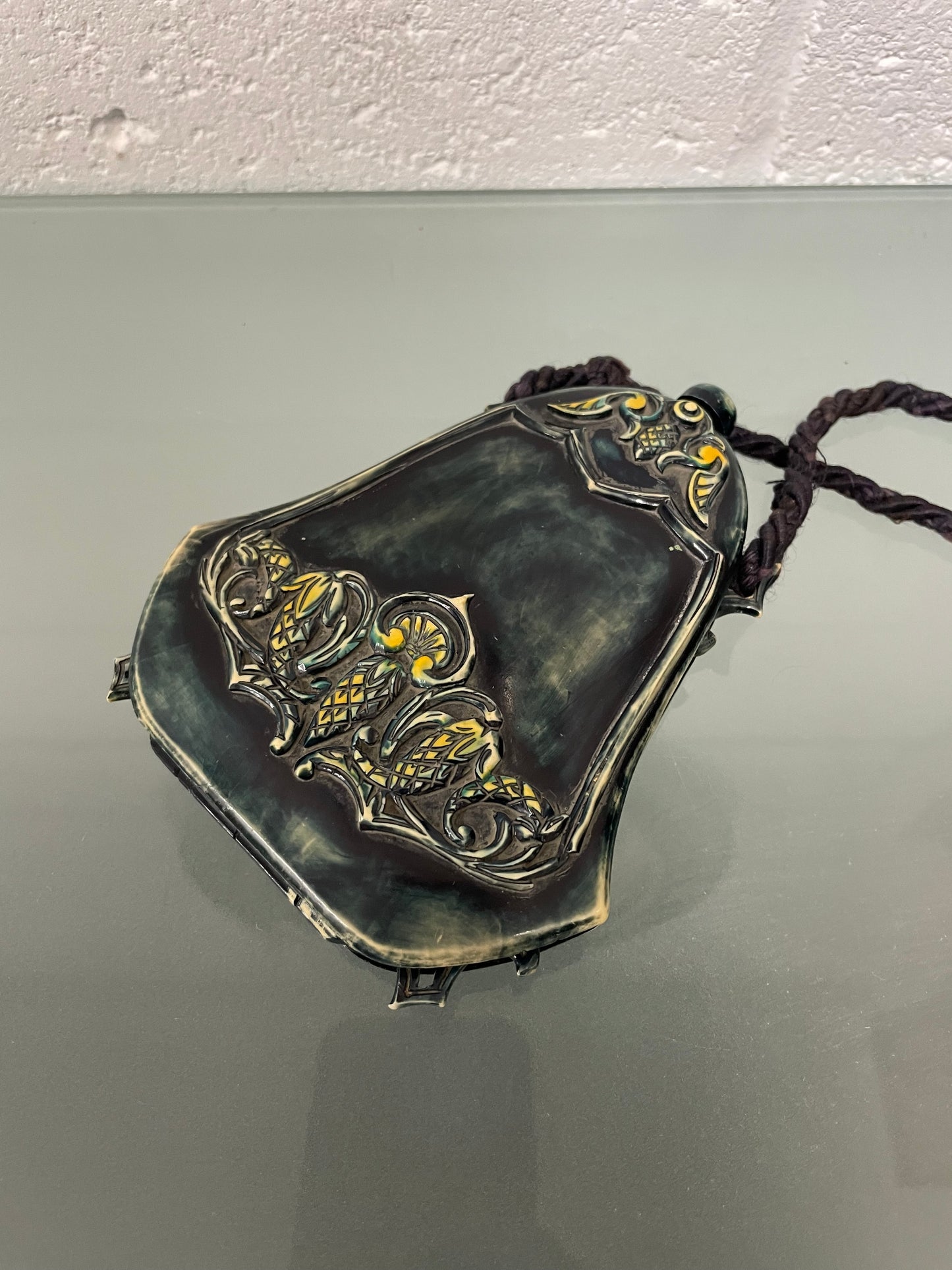 Rare Art Deco Stained Bakelite Purse