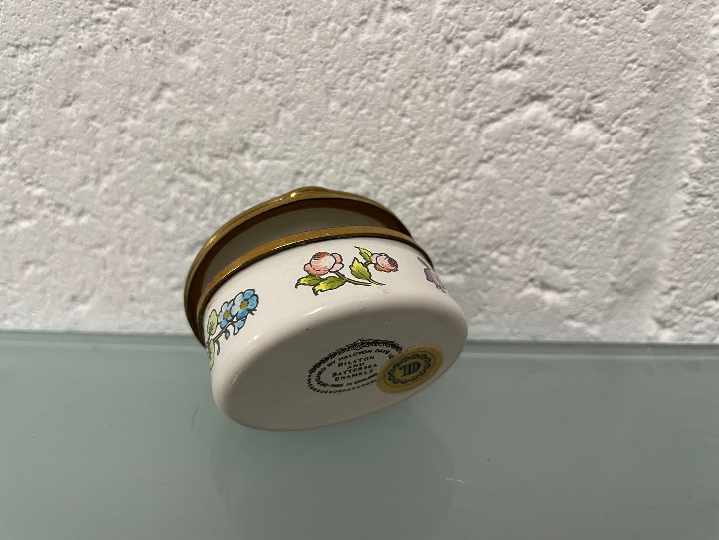 Bilson & Battersea Enamel Trinket Box