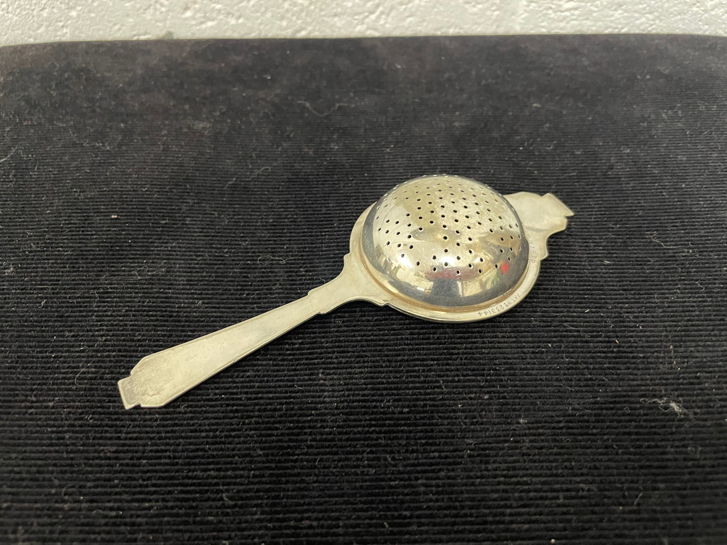 Vintage Art Deco Silver Plate Tea Strainer
