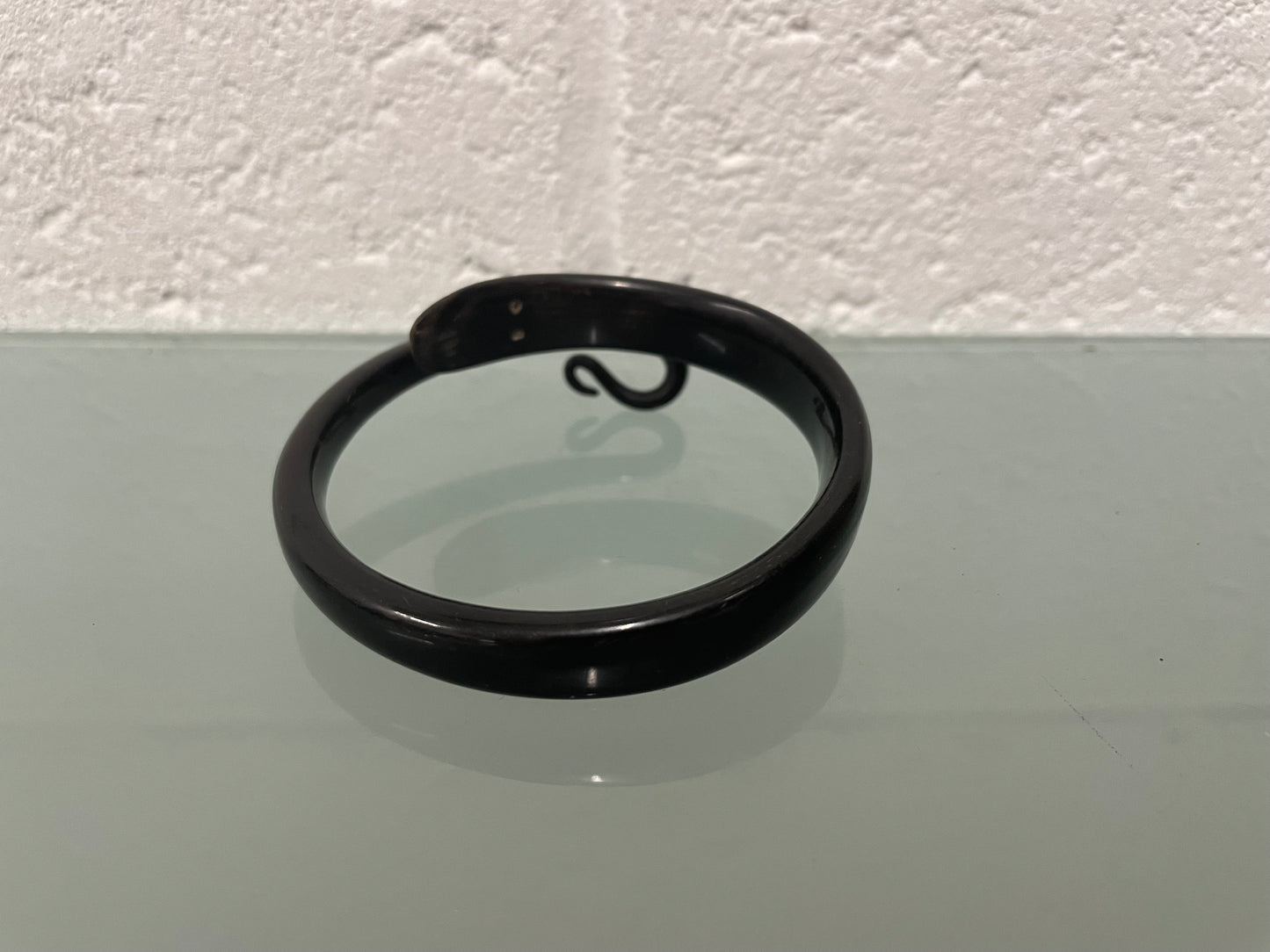 Antique French Carved Horn Snake Bracelet