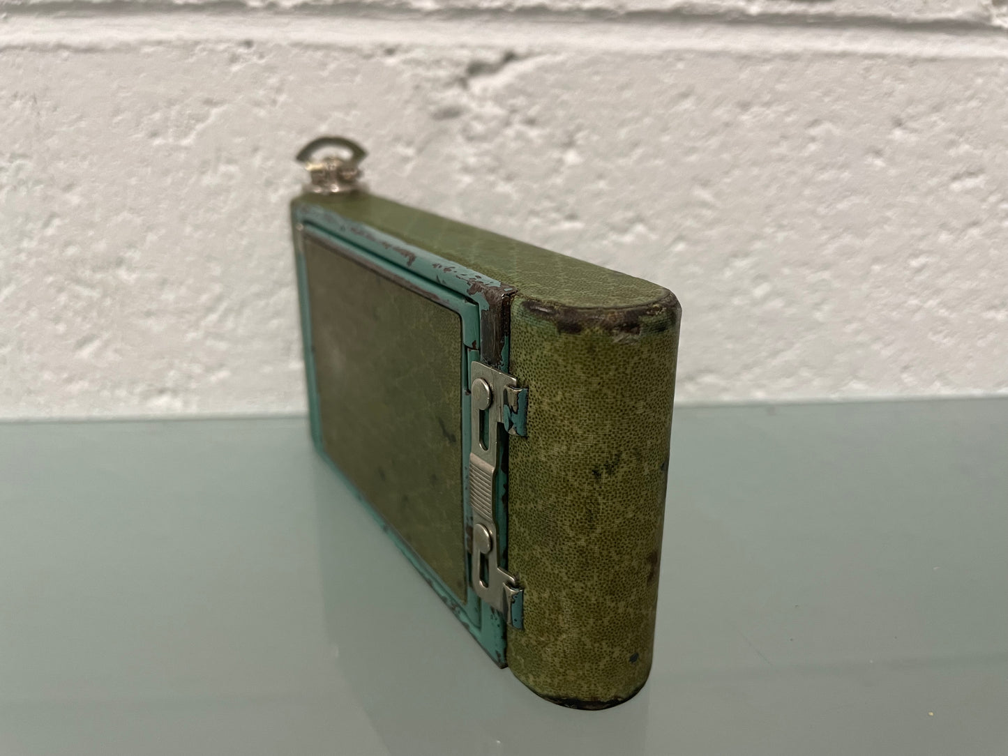 Kodak Petite Green/Teal Art Deco Folding Camera