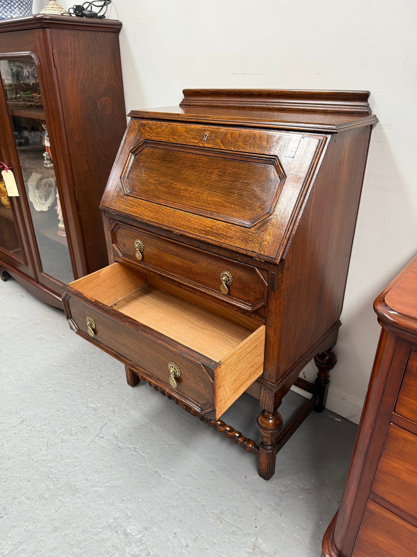 Practical Jackobean Style Writing Bureau