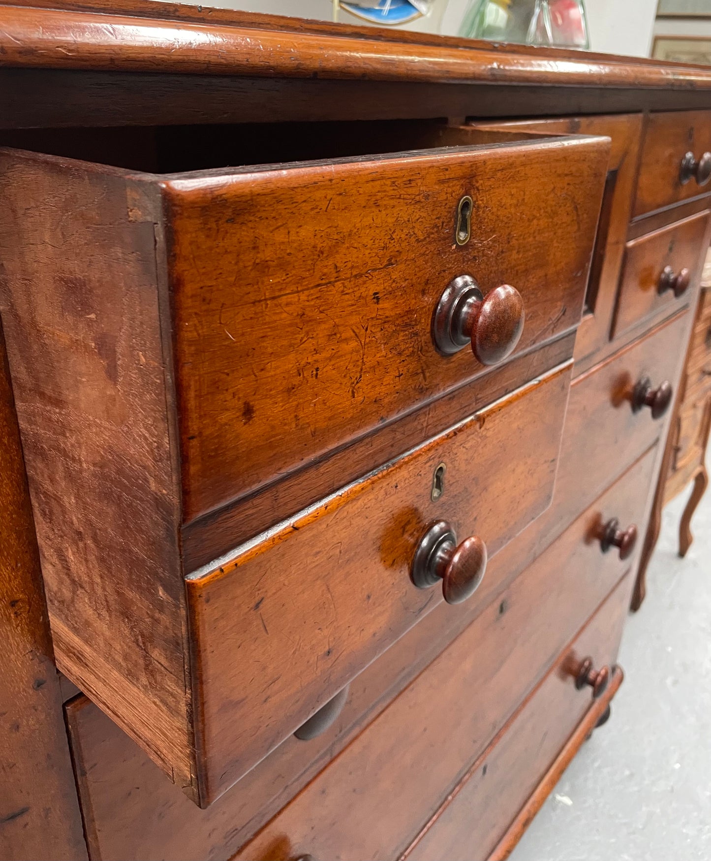 Beautiful Victorian Cedar set of Chest of Drawers