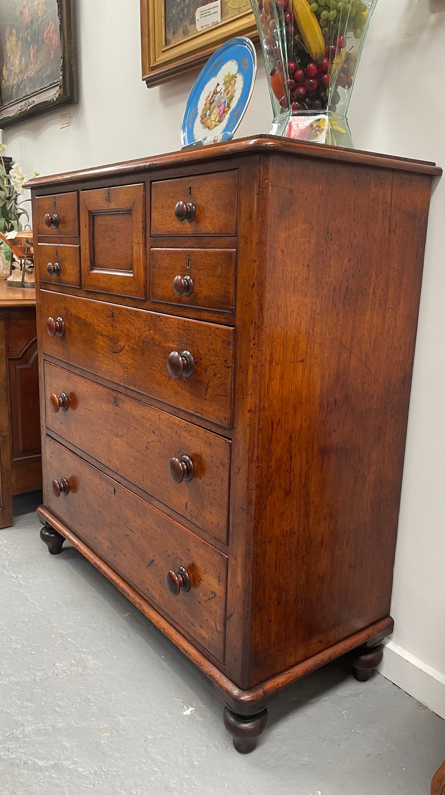 Beautiful Victorian Cedar set of Chest of Drawers
