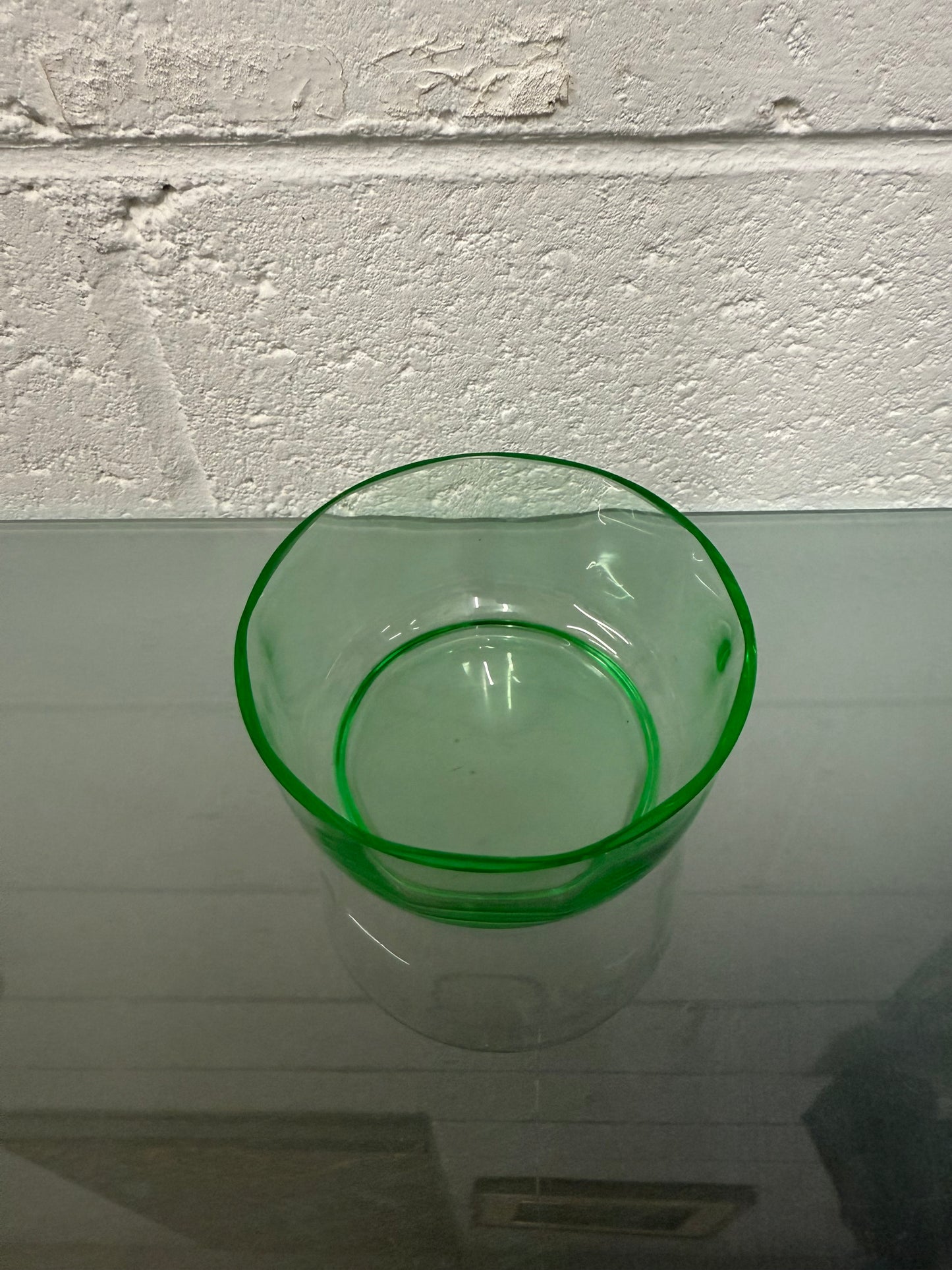 Vintage Uranium Glass Bowl