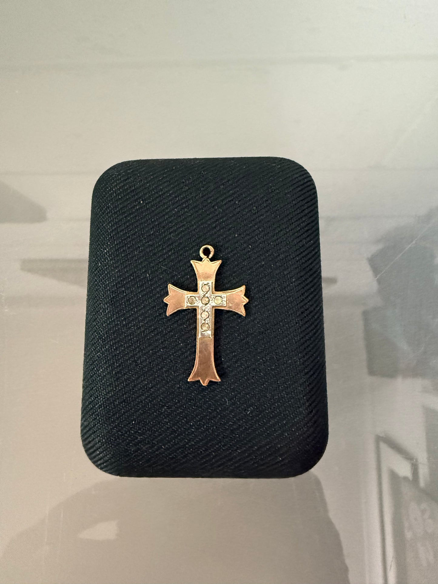 Vintage 14ct Gold Lined Cross