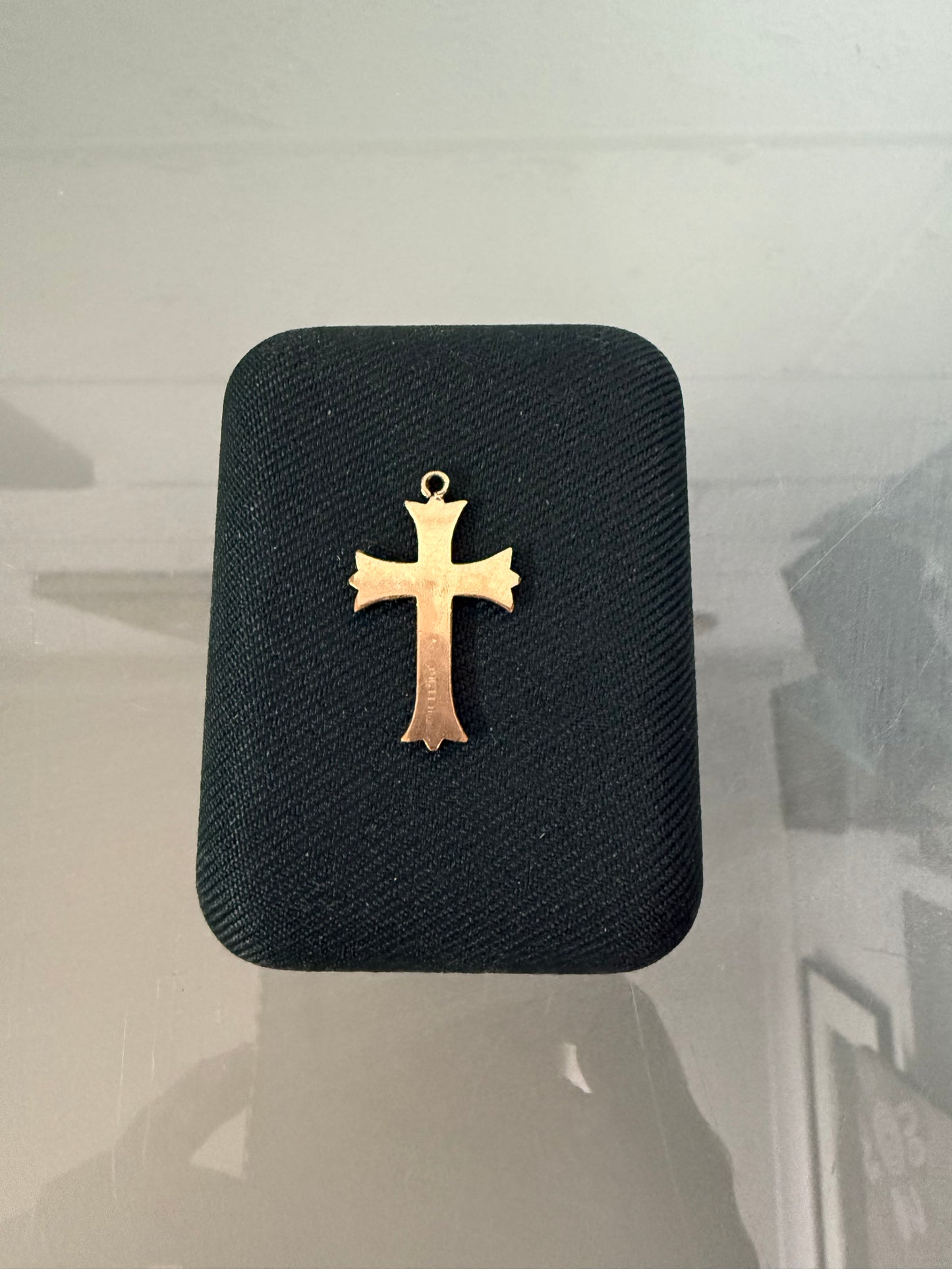Vintage 14ct Gold Lined Cross