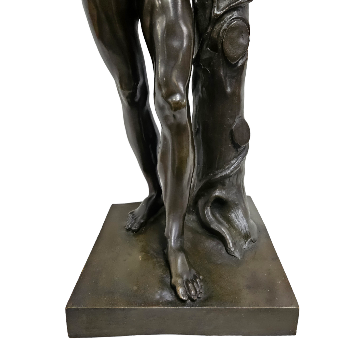 Large Grand Tour 19th Century Bronze Group of Silenus & The Infant Bacchus