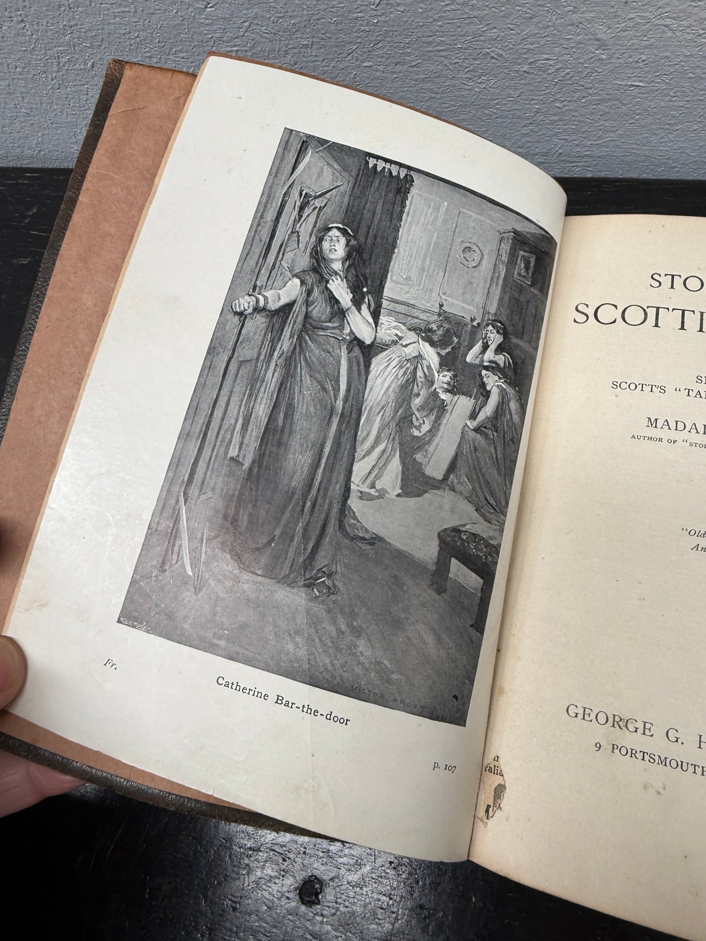 "Told Through the Ages" Stories From Scottish History Leather Bound Book