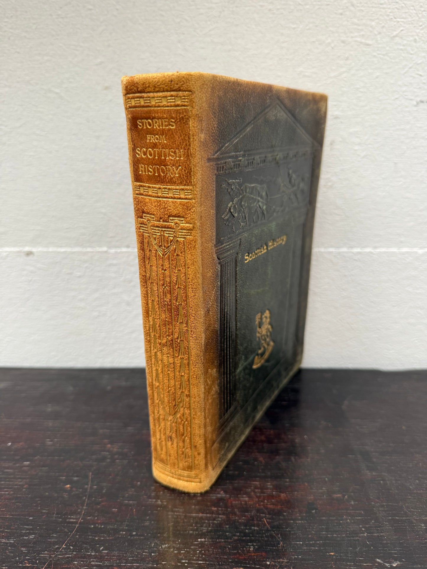"Told Through the Ages" Stories From Scottish History Leather Bound Book