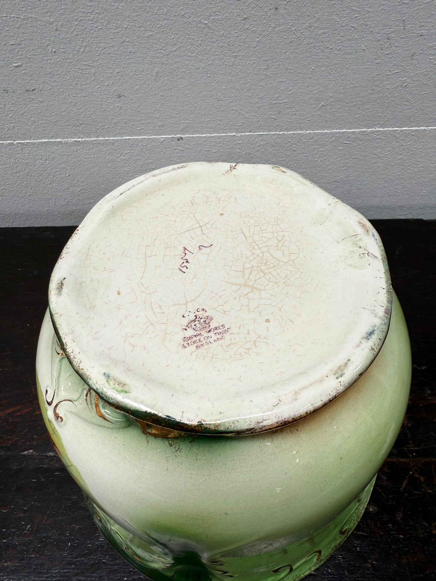 Pretty Edwardian Hand Painted Jardiniere