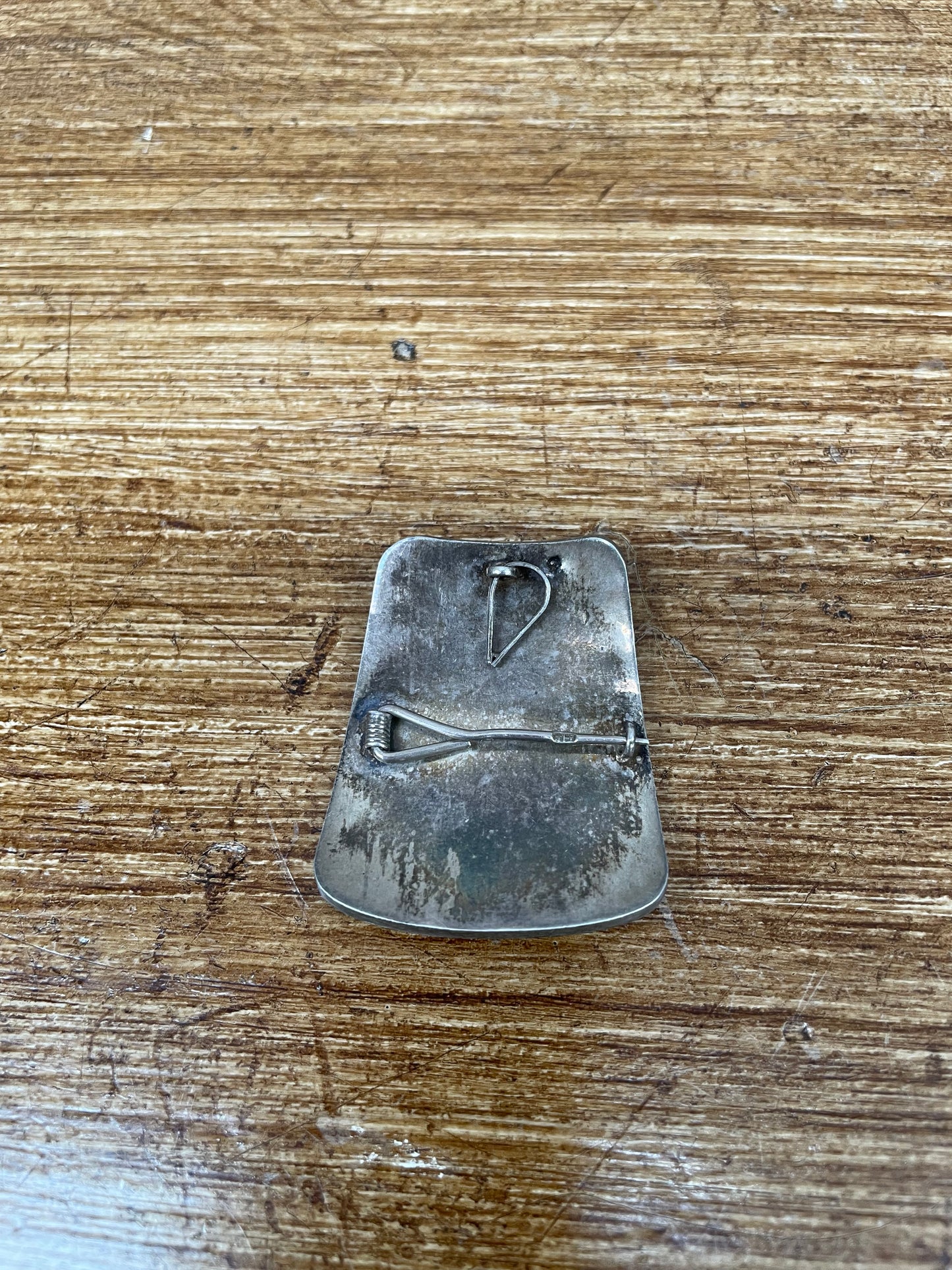 Antique Ankh Symbol Egyptian Silver Pendant/Brooch