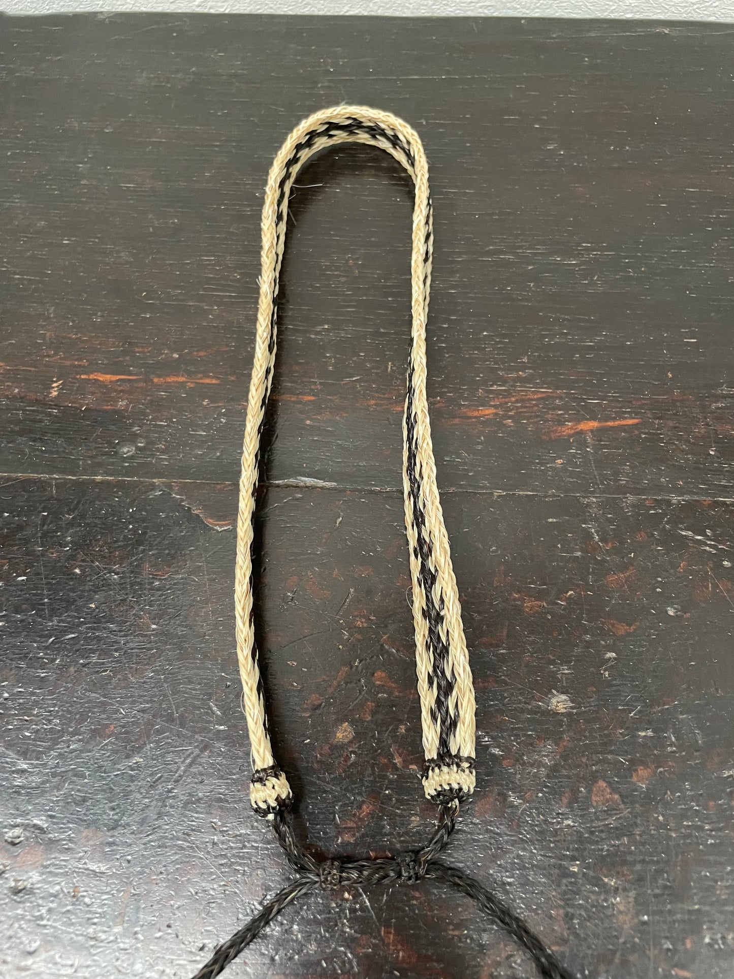 Double Tassel Horse Hair Rodeo Stampede Strings for Cowboy Hat