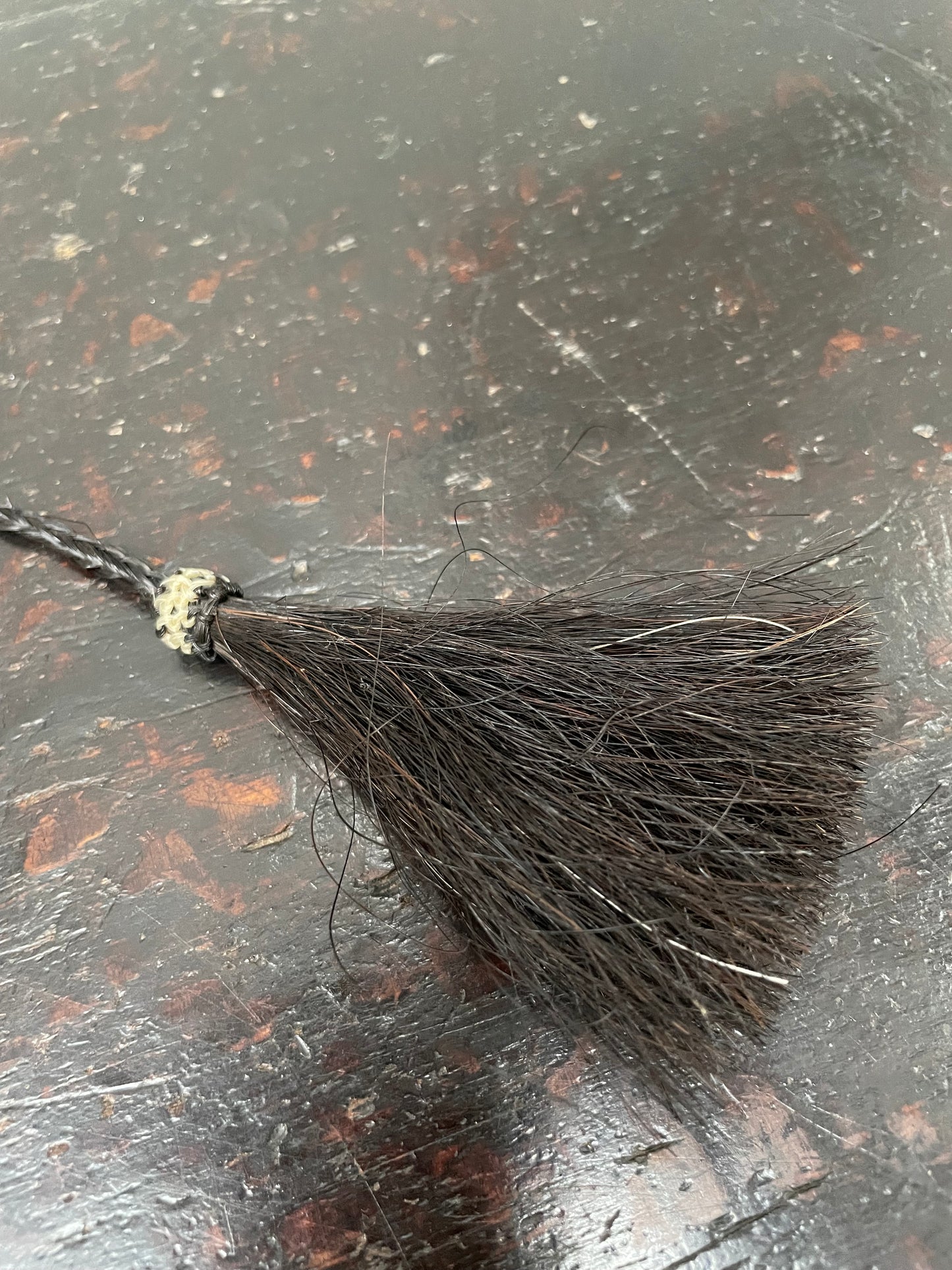 Double Tassel Horse Hair Rodeo Stampede Strings for Cowboy Hat