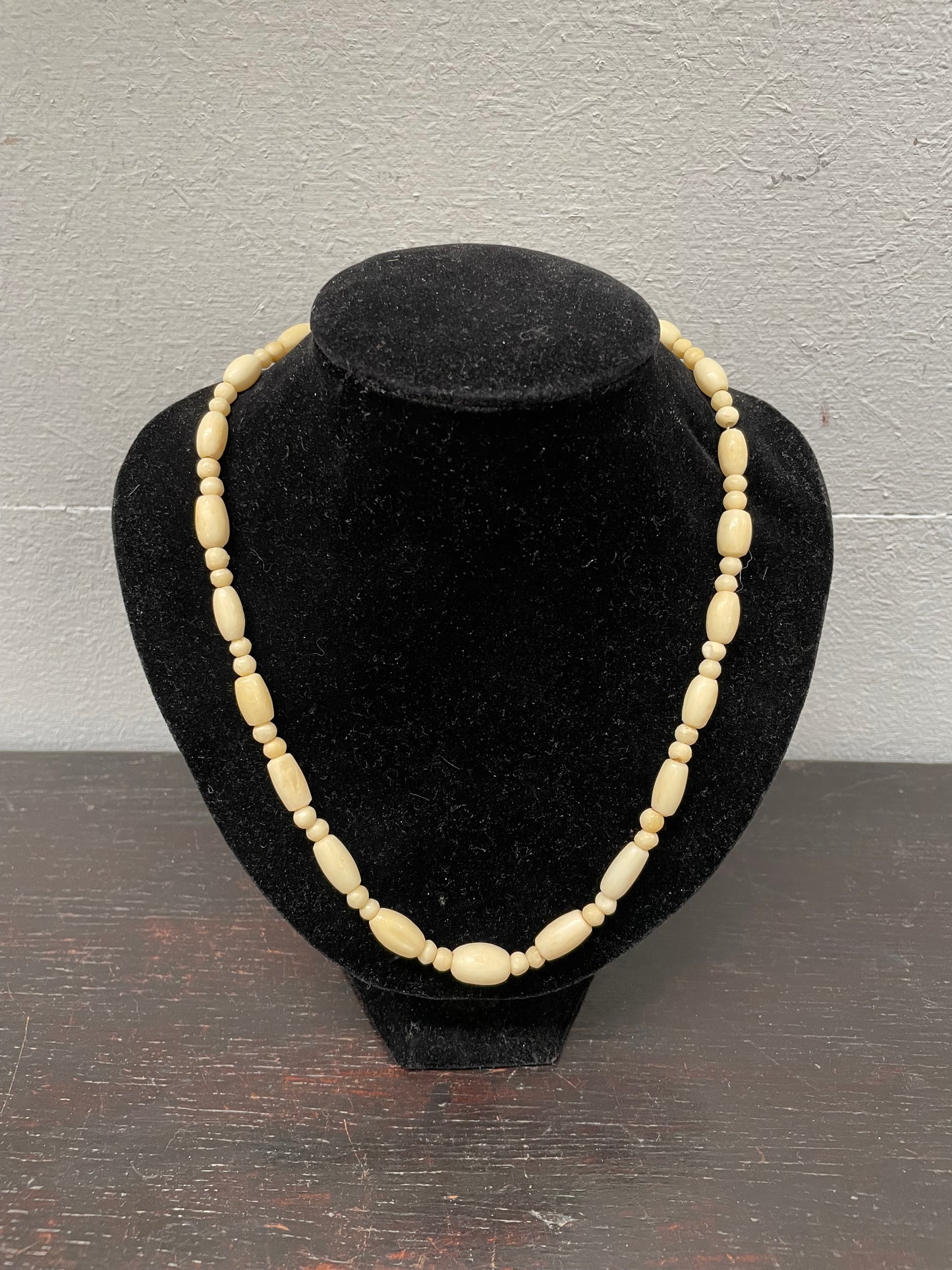 Vintage Carved Ivory Necklace