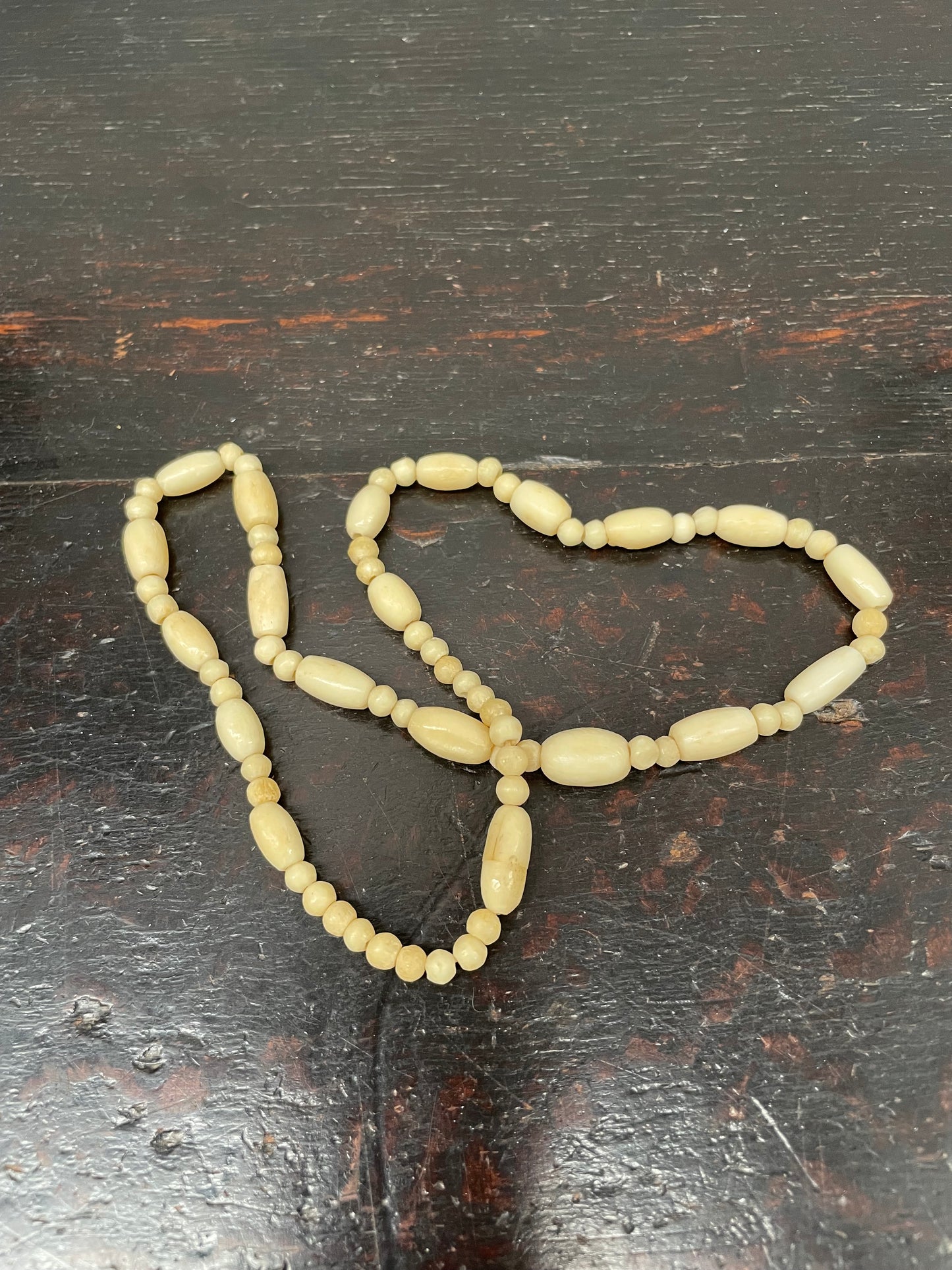 Vintage Carved Ivory Necklace