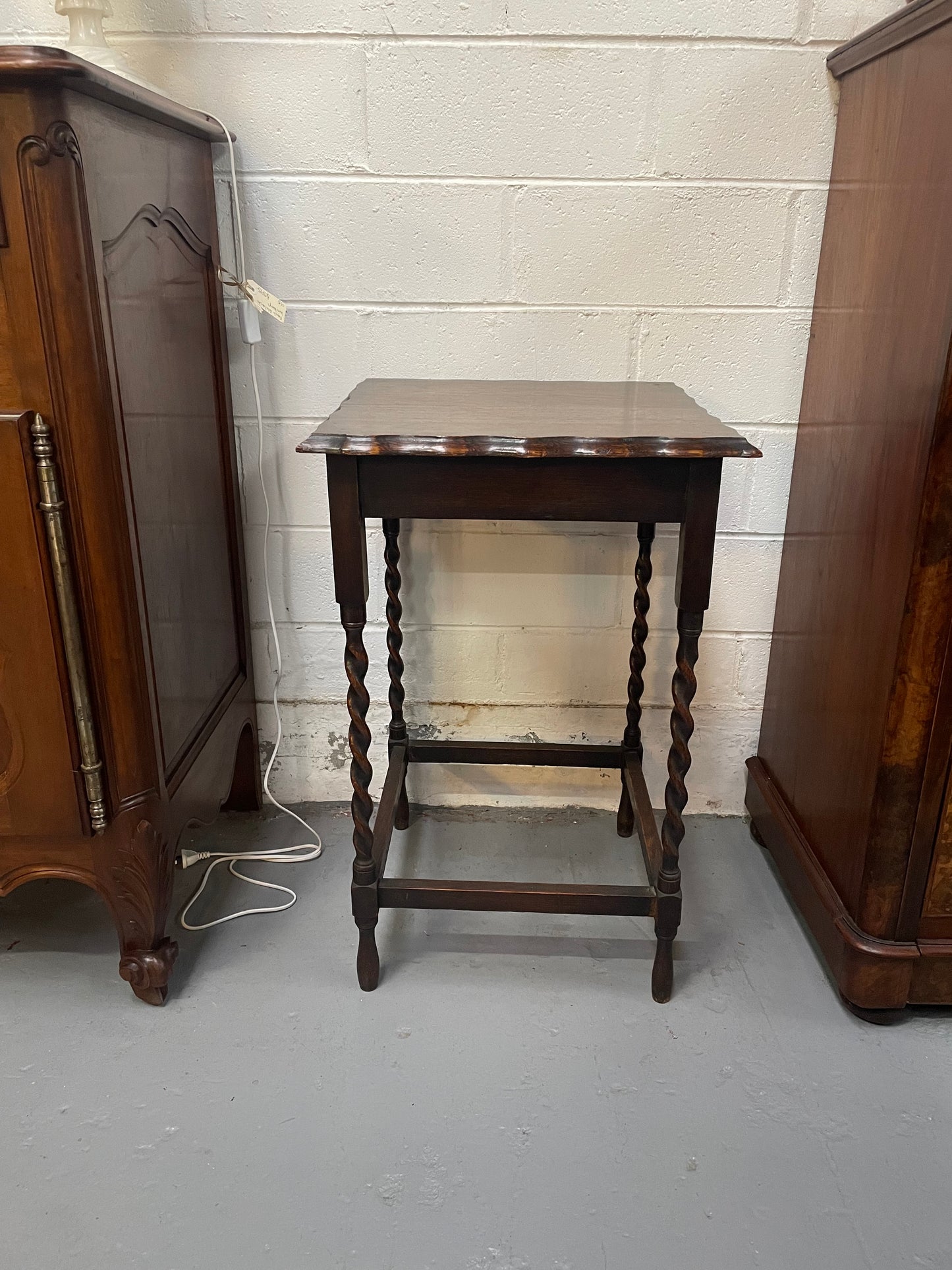 Antique English Oak Jacobean Style Occasional Table