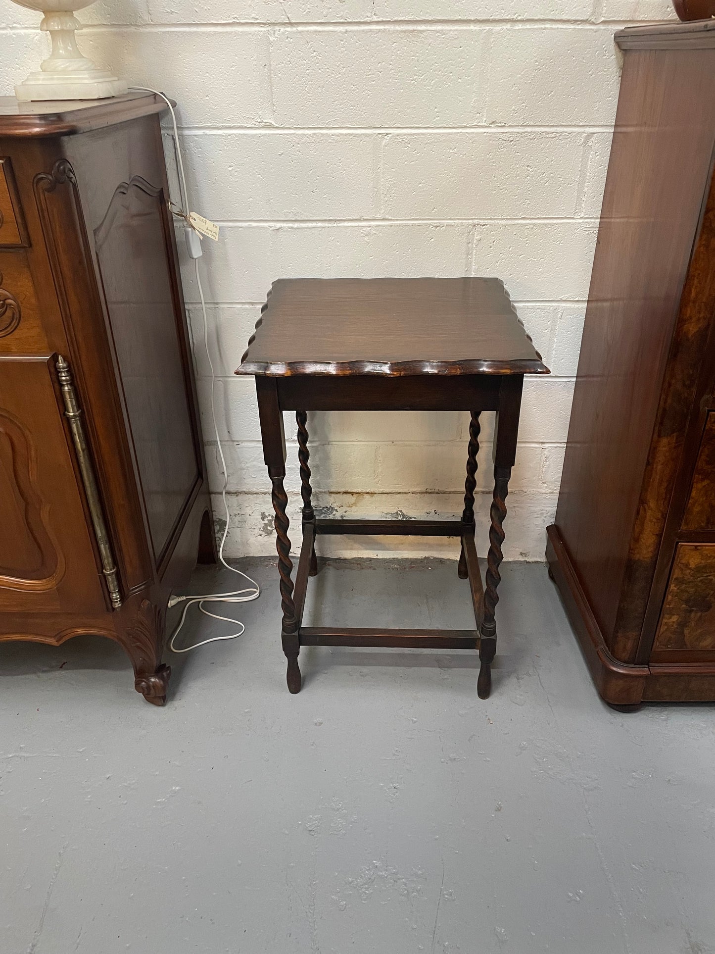 Antique English Oak Jacobean Style Occasional Table