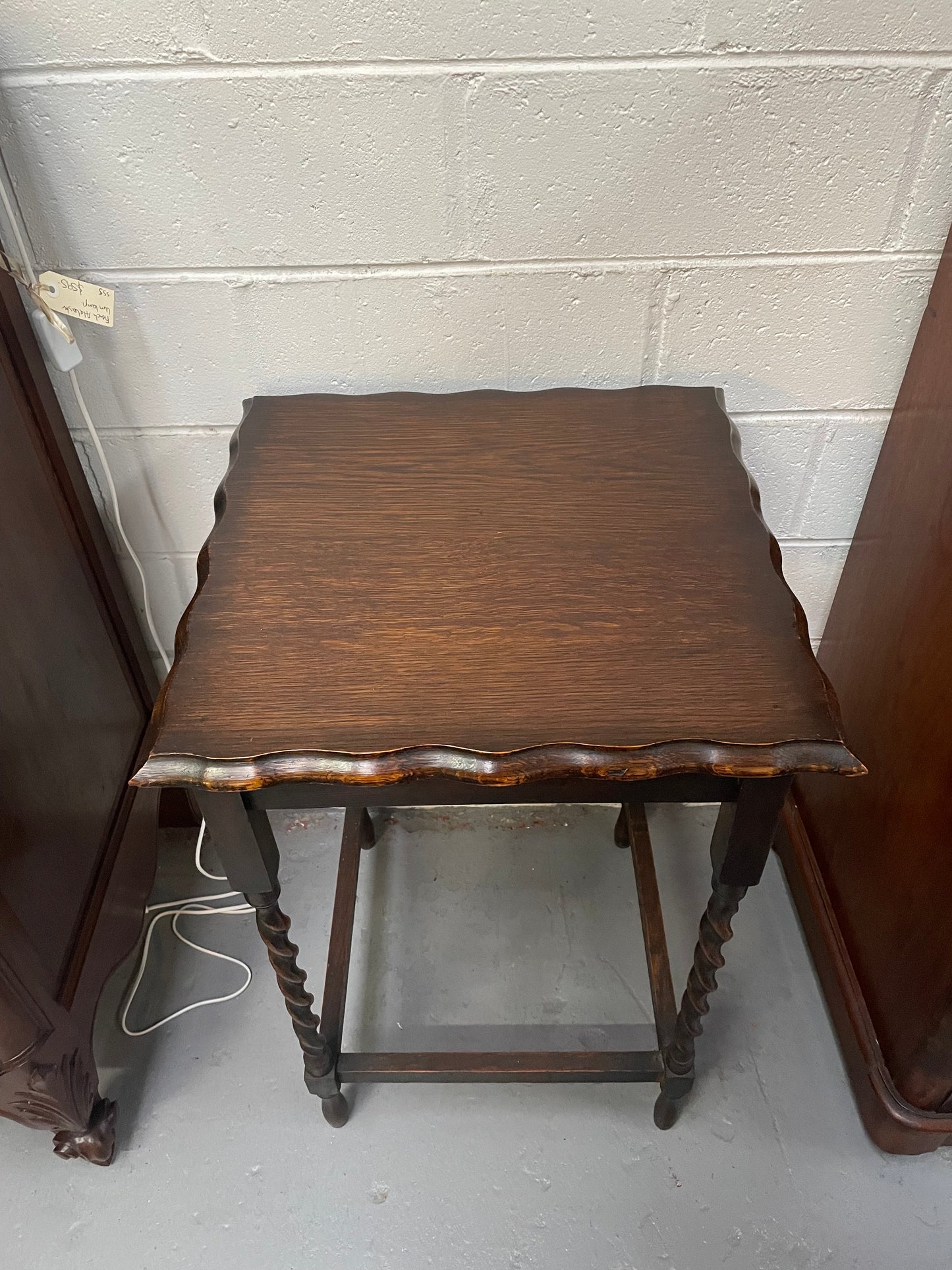 Antique English Oak Jacobean Style Occasional Table