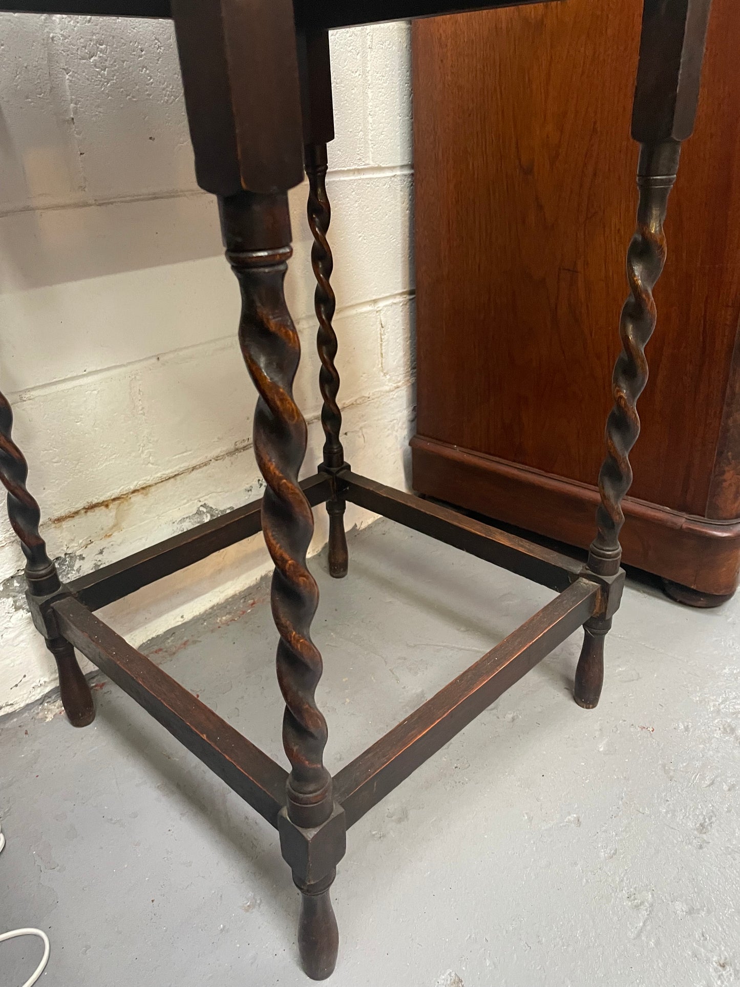 Antique English Oak Jacobean Style Occasional Table