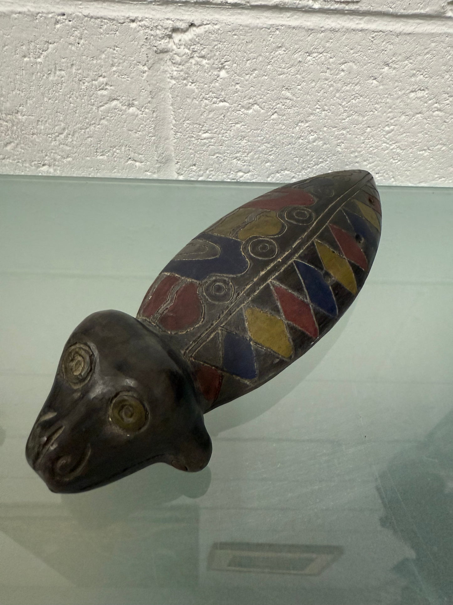 Vintage Ocarina Mexican Terracotta Musical Instrument