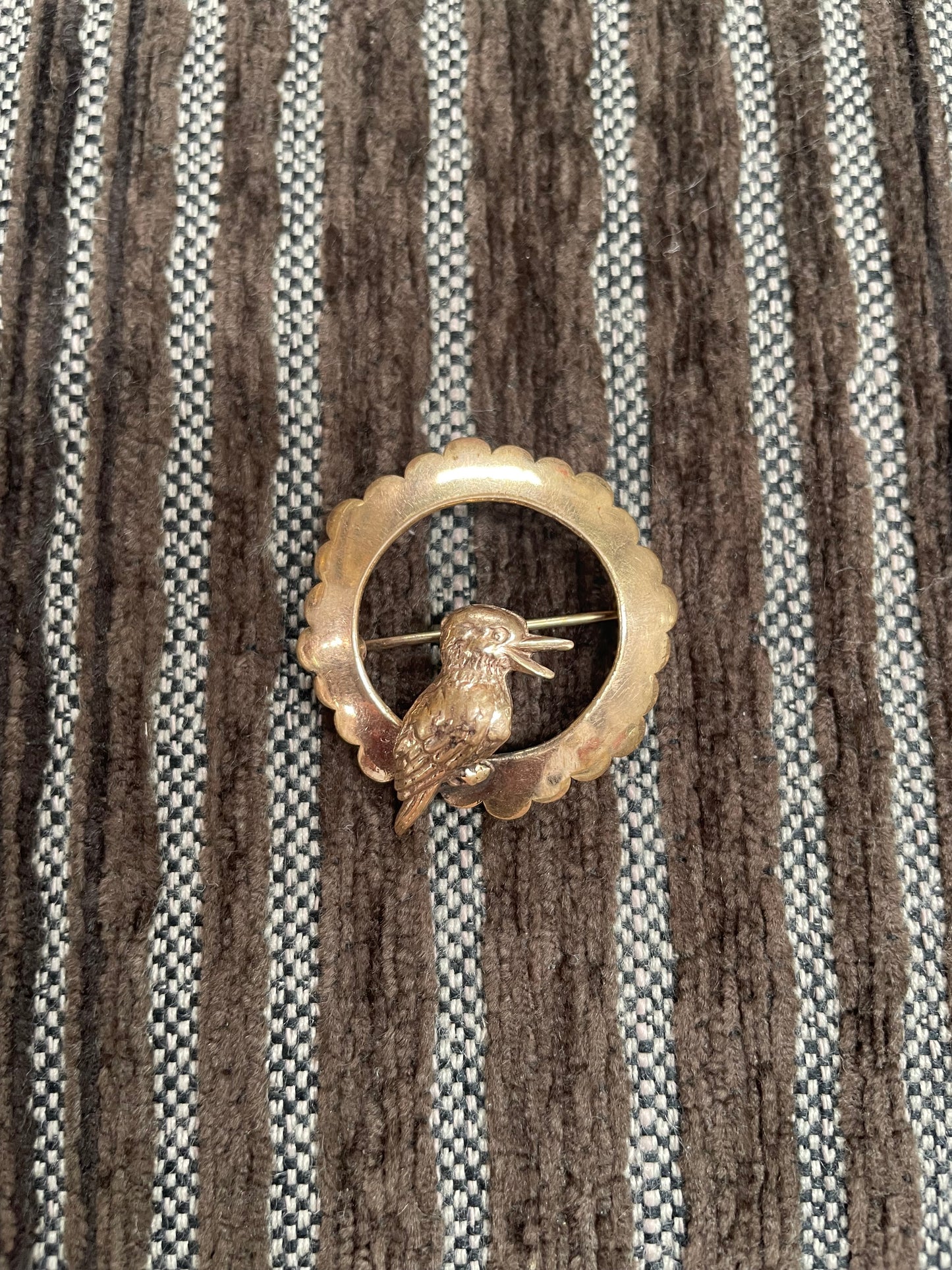 Australian 9ct Gold Kookaburra Brooch