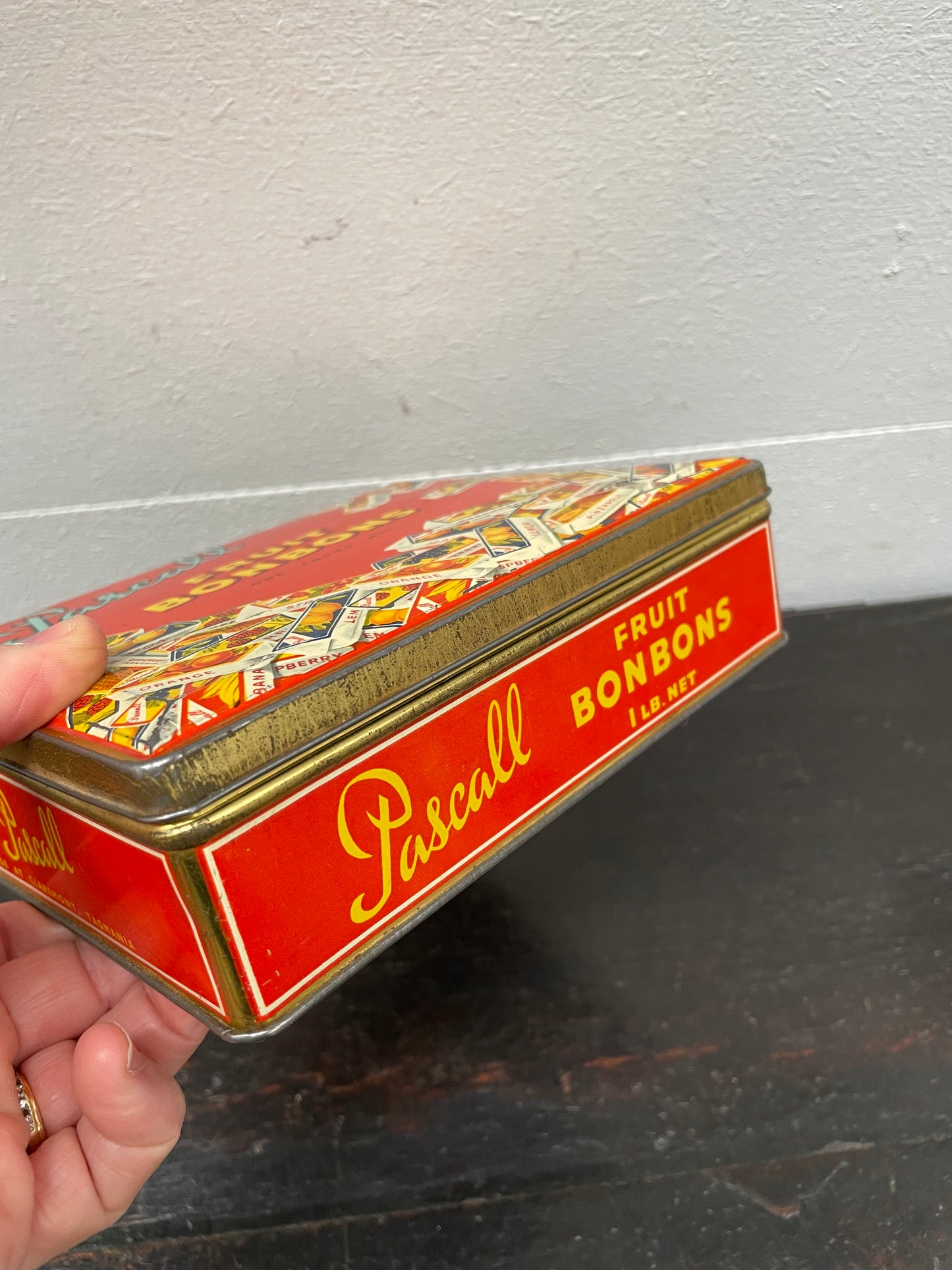 Pascall Fruit Bonbons lolly Tin