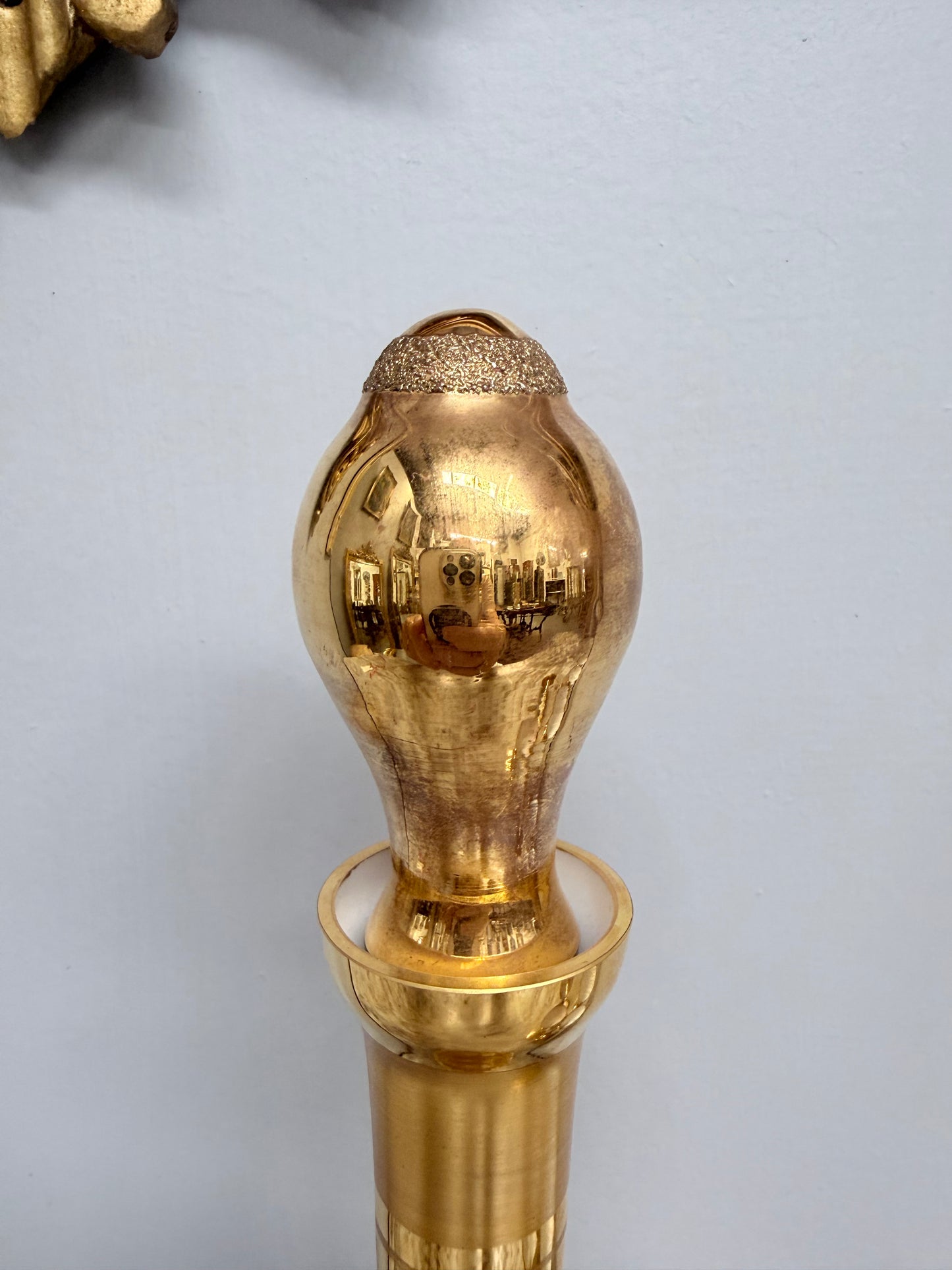 Vintage Opaline Decanter Set with Glasses