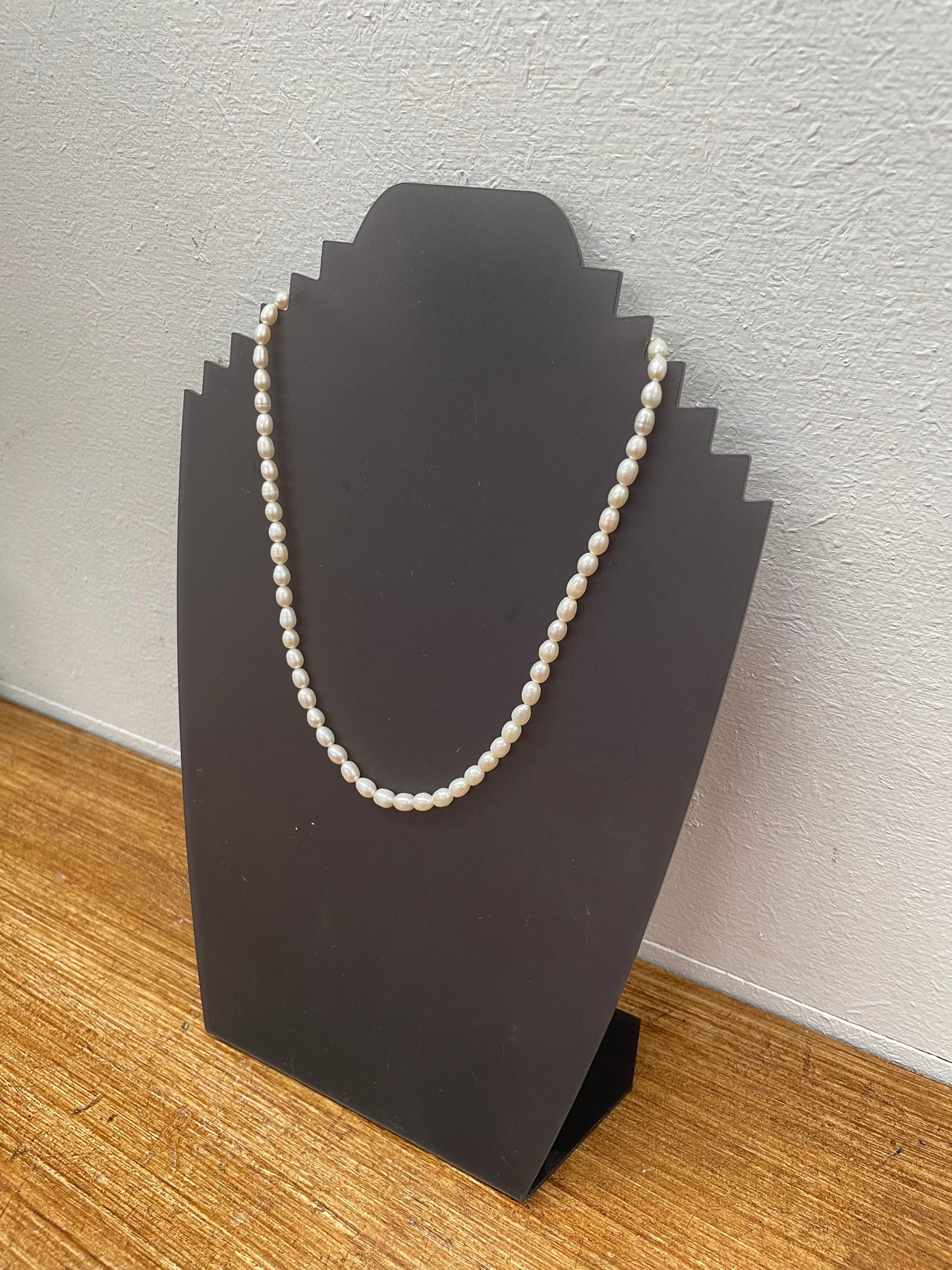 Vintage Silver & Pearl Necklace