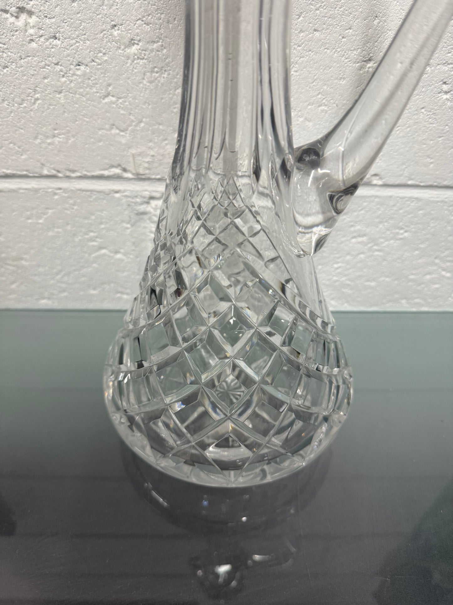 Vintage Crystal Decanter With Stopper