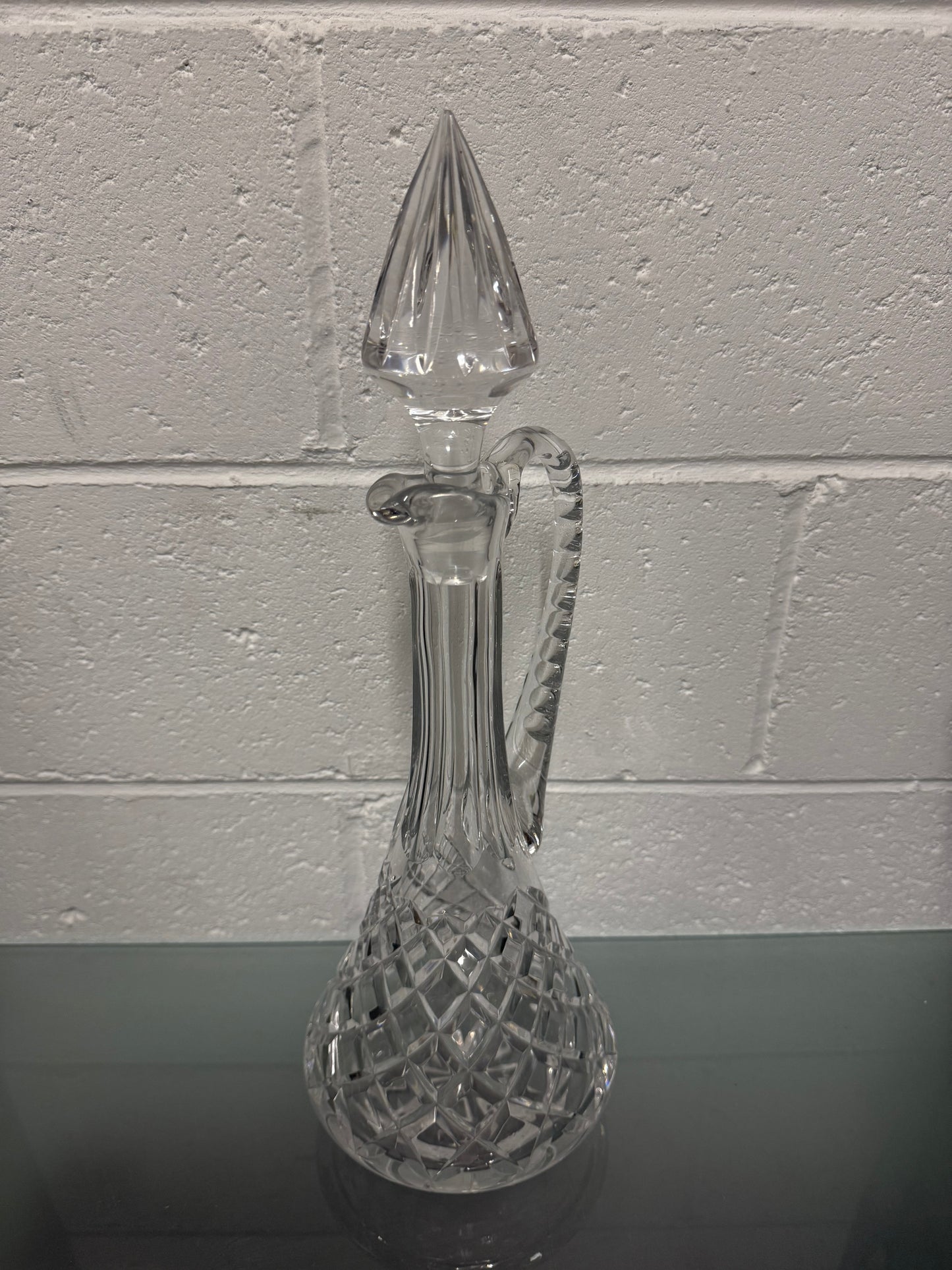 Vintage Crystal Decanter With Stopper