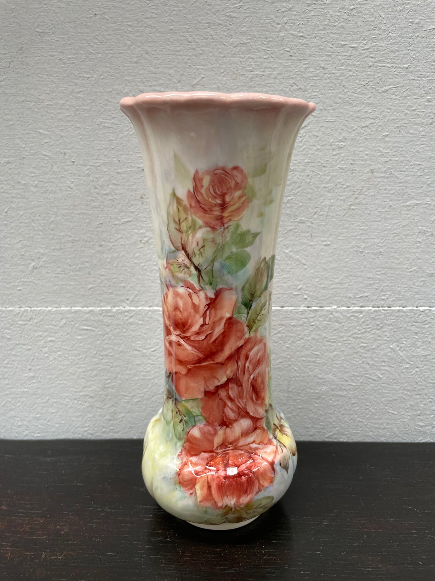 Vintage D.Wise Floral Vase