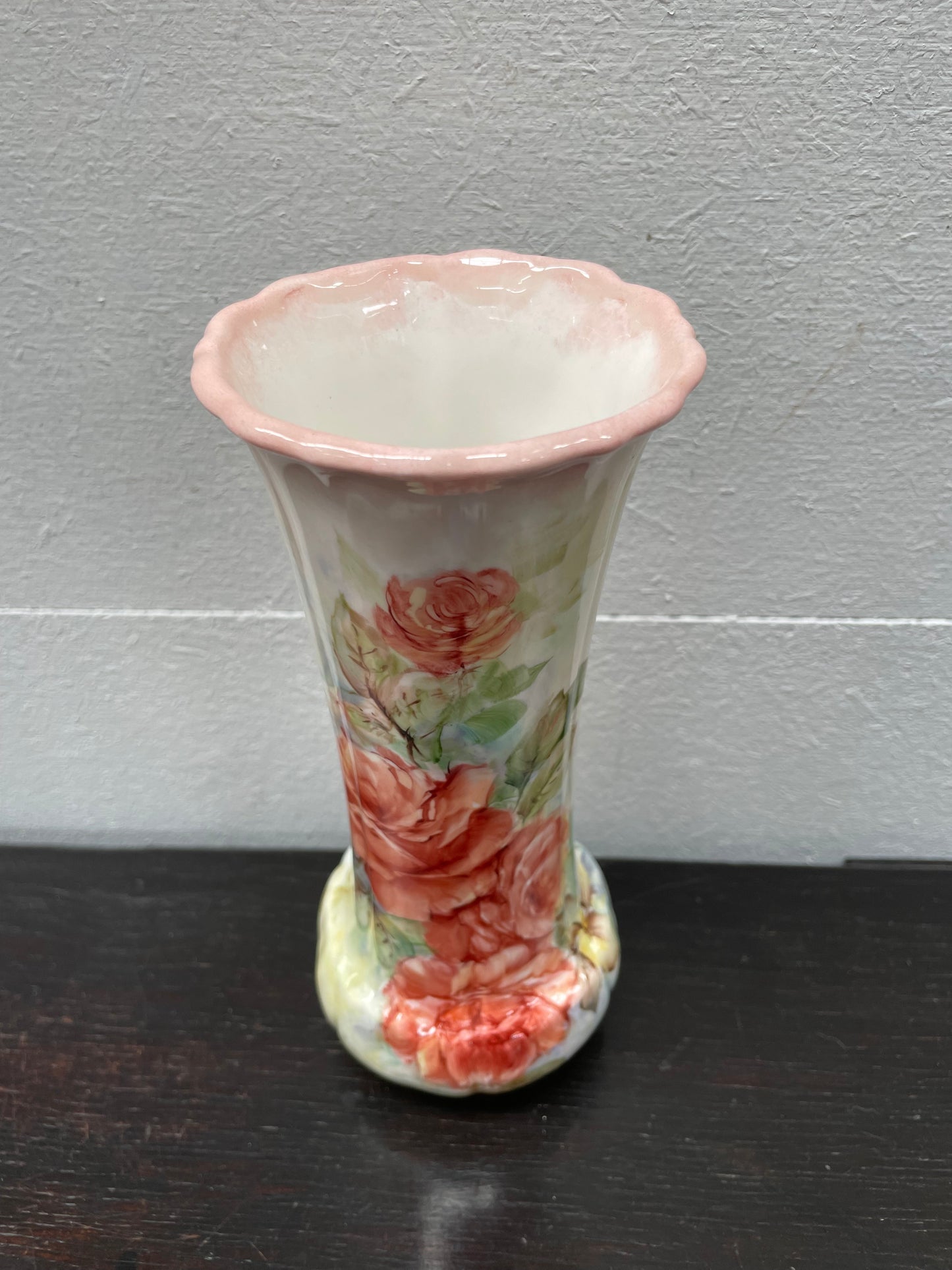 Vintage D.Wise Floral Vase