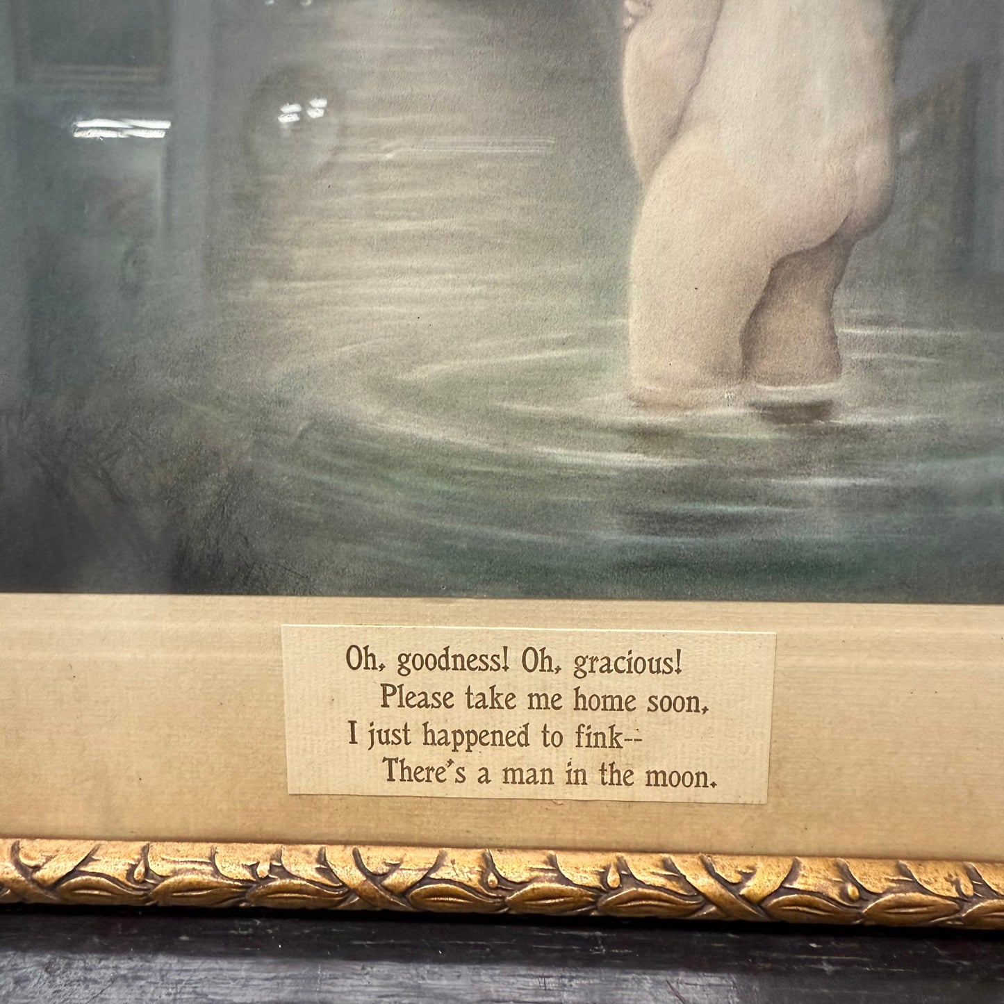 Rare Vintage Campbell's Grace Gebbie Drayton Lithographic Print Circa 1920's