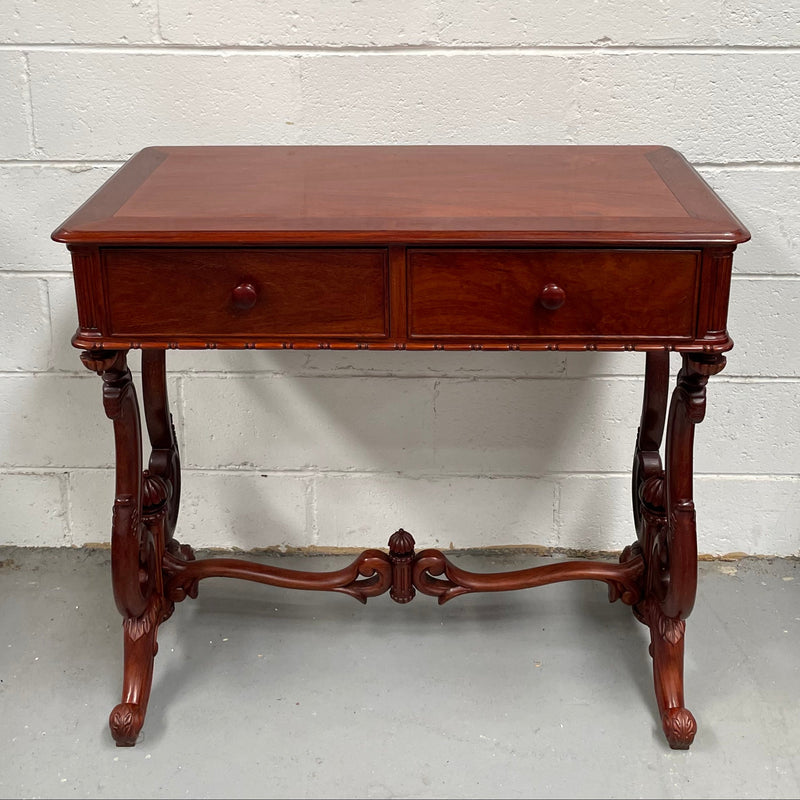 Superb Vintage Colonial Style Mahogany Hall Table Circa:1970's