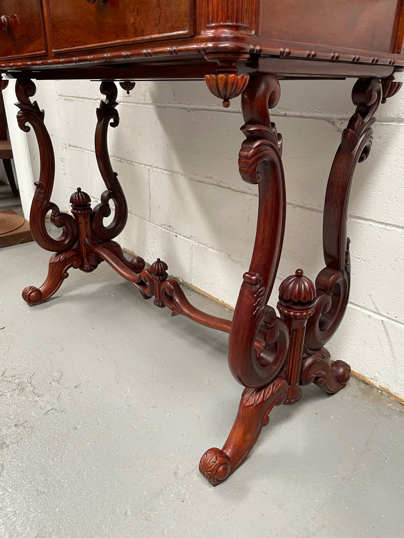 Superb Vintage Colonial Style Mahogany Hall Table Circa:1970's