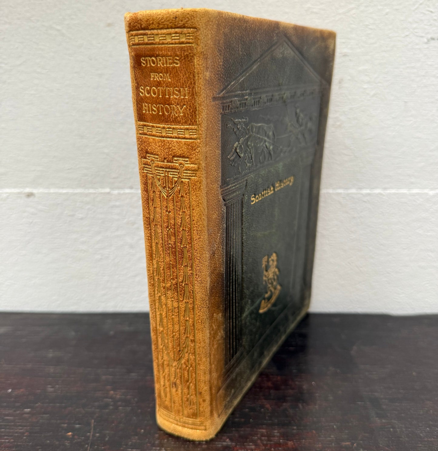 "Told Through the Ages" Stories From Scottish History Leather Bound Book