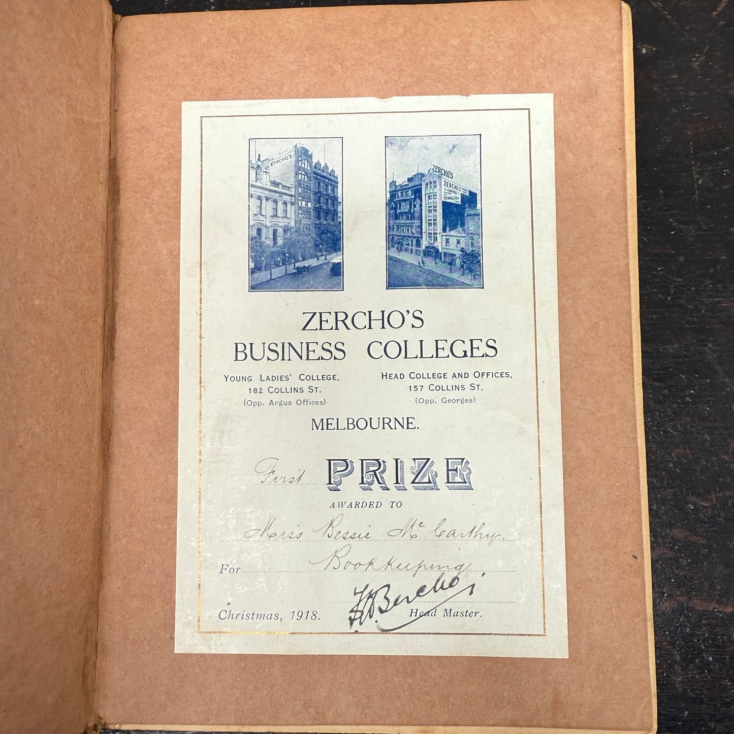 "Told Through the Ages" Stories From Scottish History Leather Bound Book